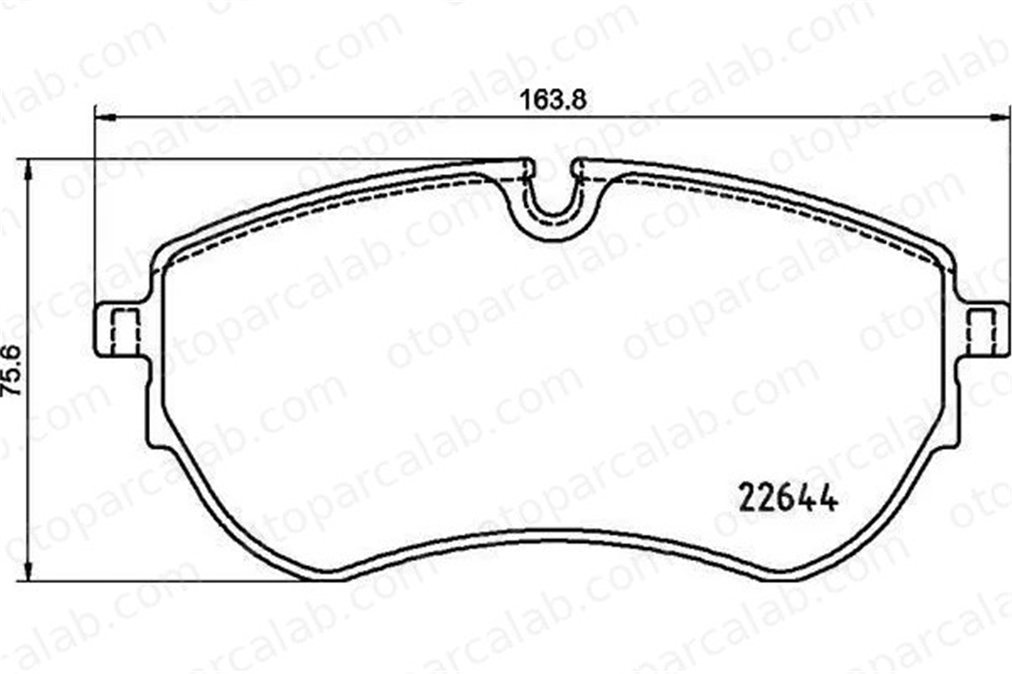 VALEO 671137 Fren Disk Balata Ön VW AMAROK AMAROK Platform şasi 2H0698151A 2H6698151
