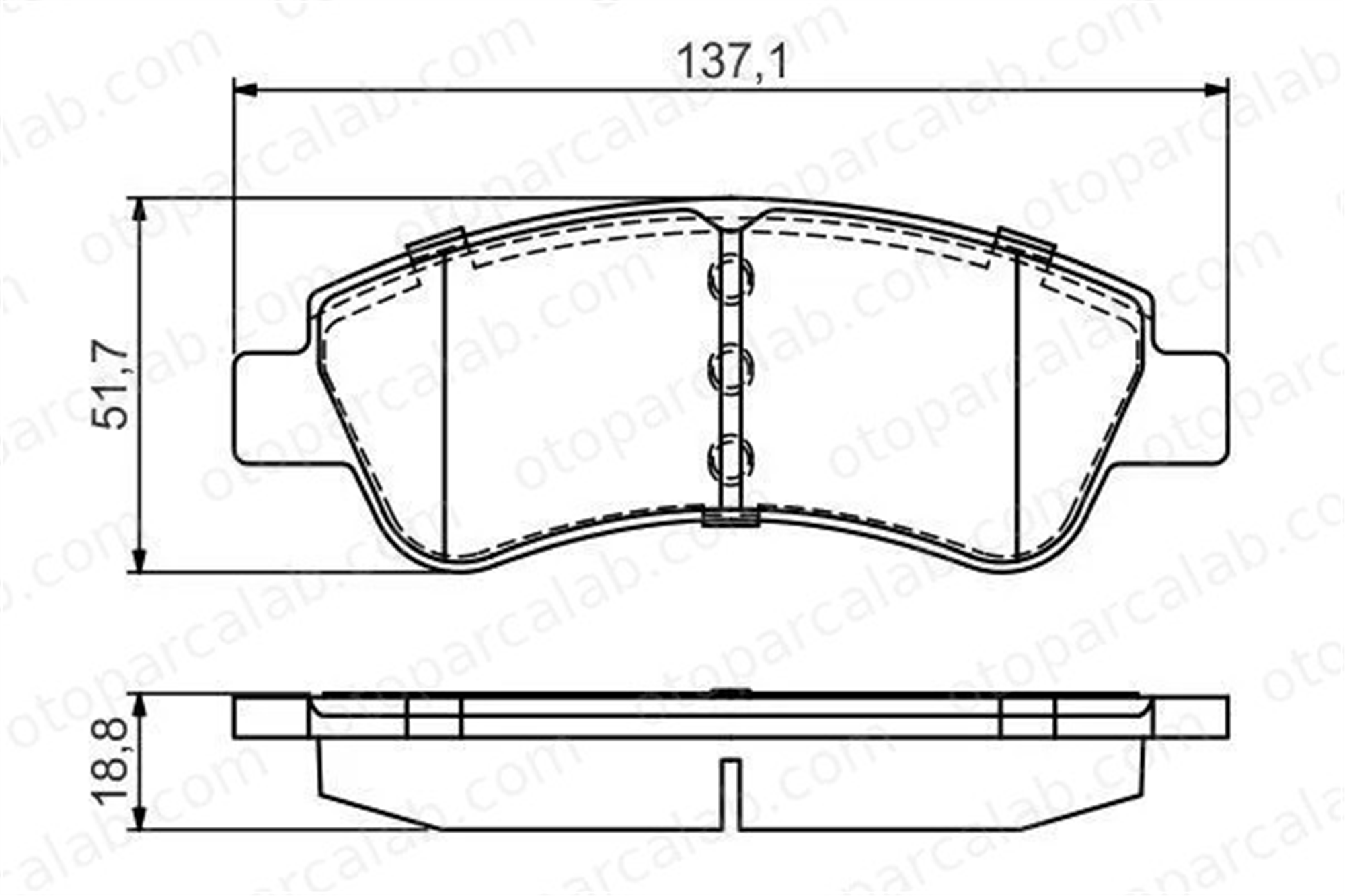 VALEO 671236 Fren Disk Balata Ön CITROËN C3 II DS3 1613193280 1617282980