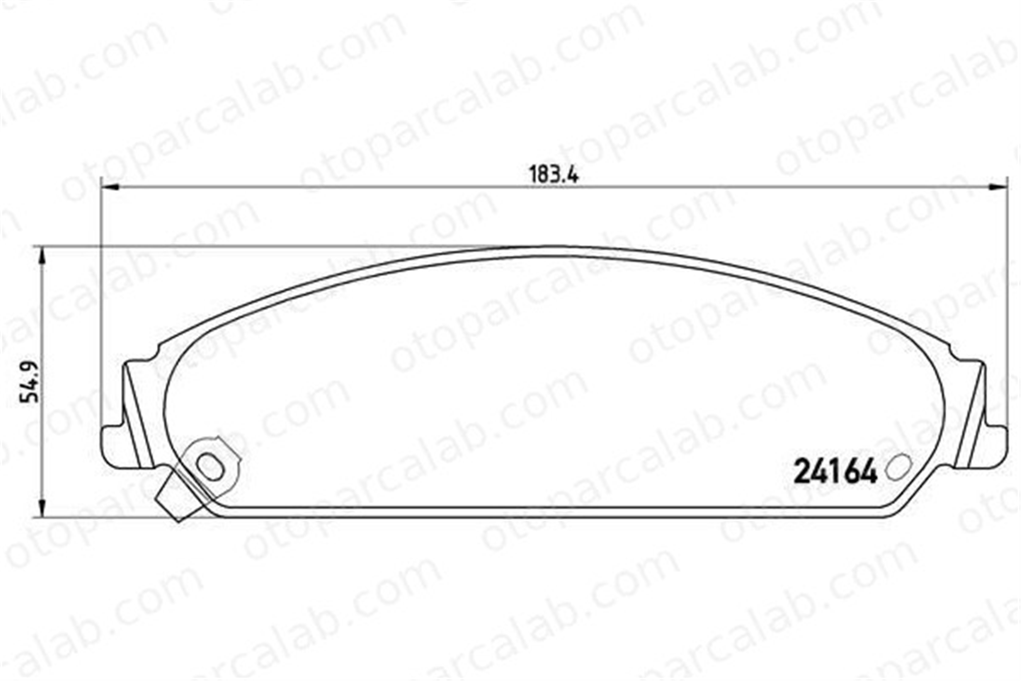 VALEO 671242 Fren Disk Balata Ön CHRYSLER 300C 300C Touring K05142558AA K05142559AB