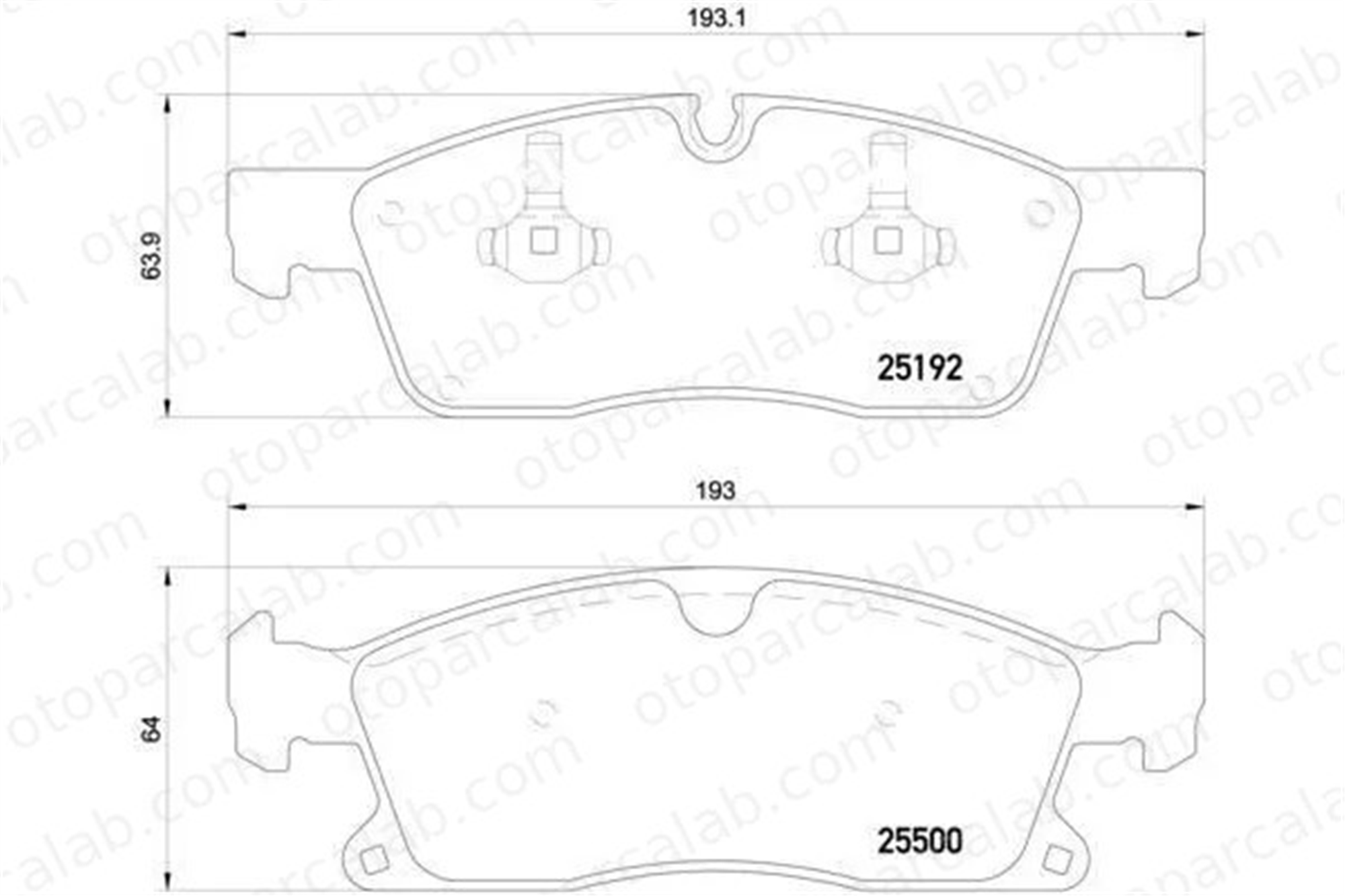 VALEO 671281 Fren Disk Balata Ön MERCEDES-BENZ GLE M-SERISI 4209600 000 420 96 00