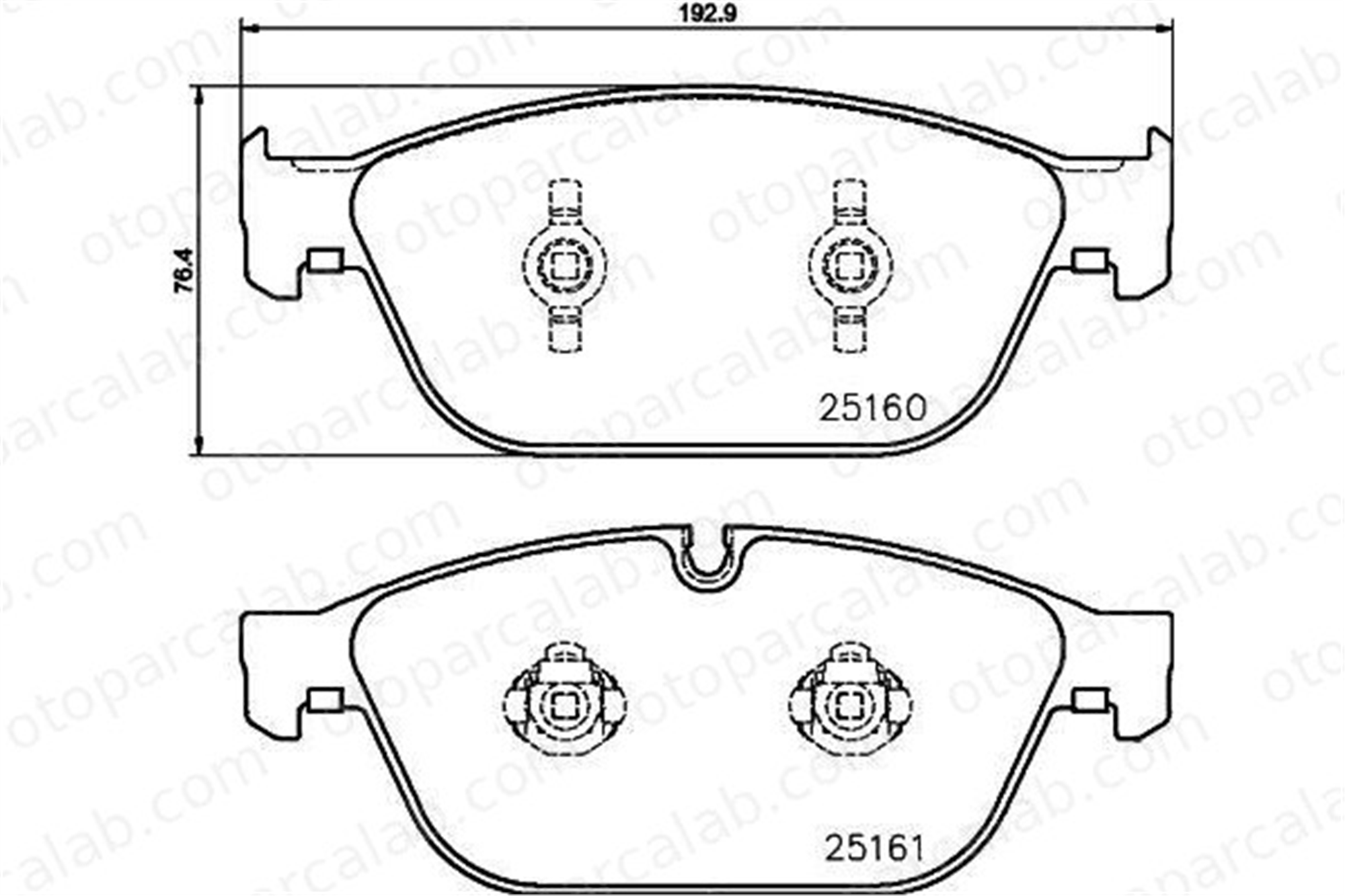 VALEO 671282 Fren Disk Balata Ön AUDI A8 D4 Q5 8R0698151F 4H0698151E