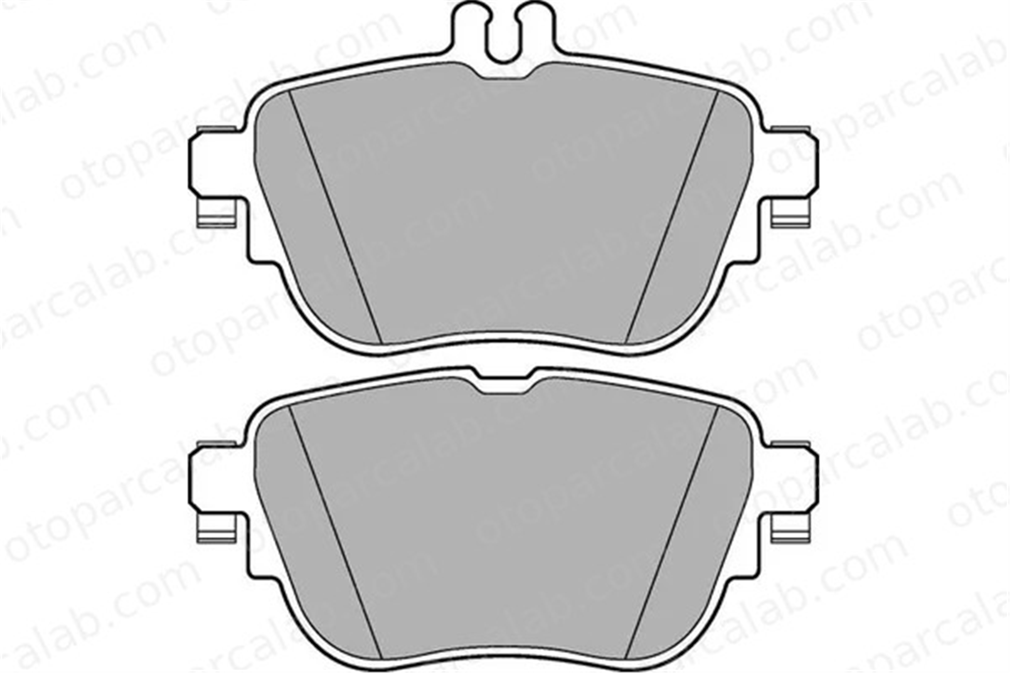 VALEO 671309 Fren Disk Balata Arka MERCEDES-BENZ E-SERISI E-SERISI Cabrio A0004209700 4209203