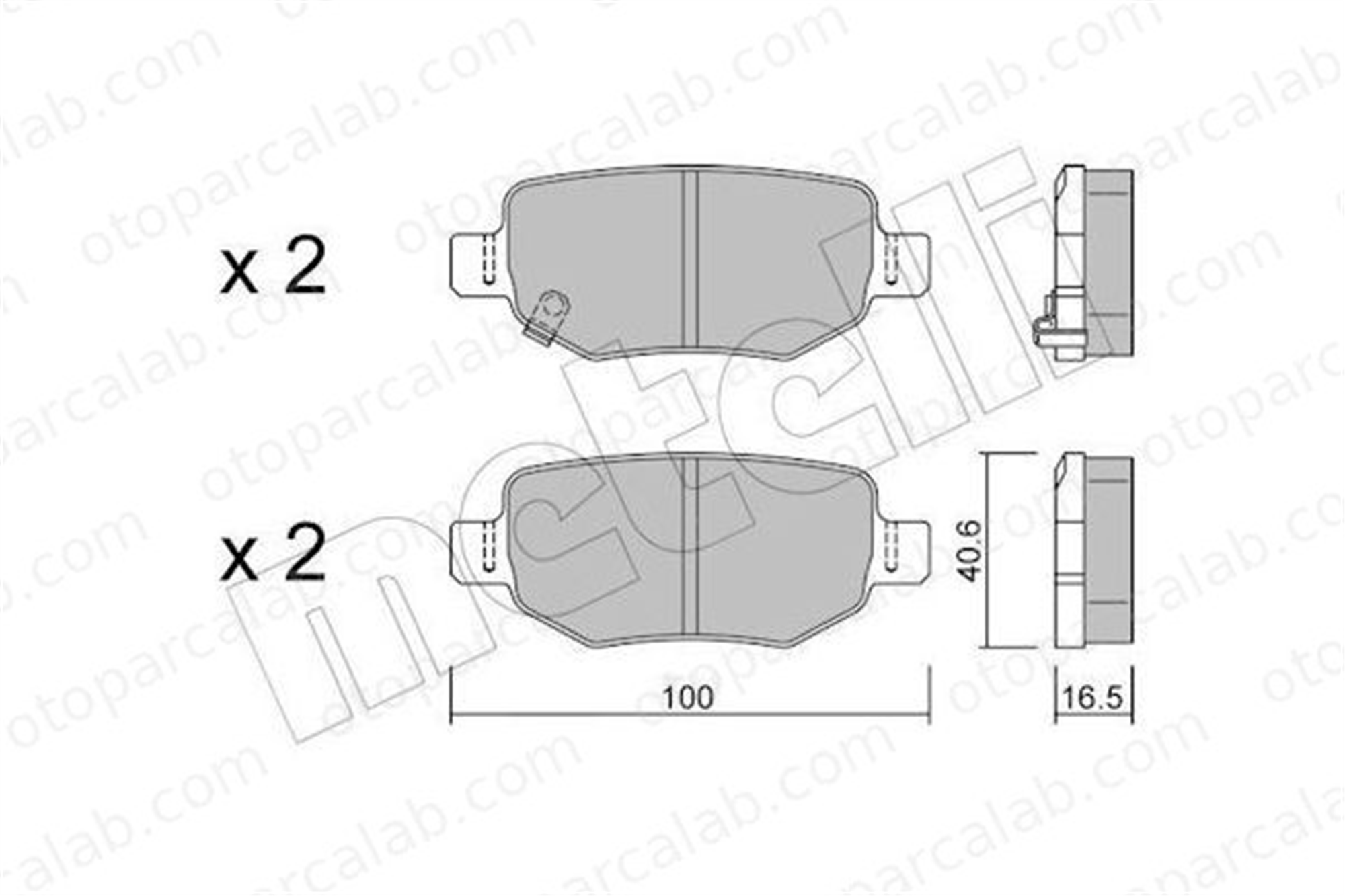 VALEO 671373 Fren Disk Balata Arka CHERY A3 Hatchback A3 Sedan A213502080BA M113502090