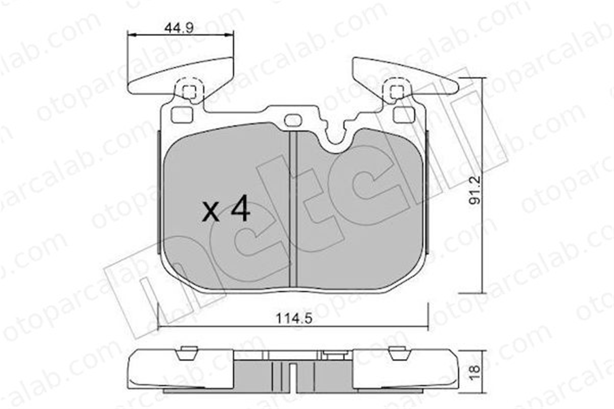 VALEO 671391 Fren Disk Balata Ön BMW i8 i8 Roadster 34106866072 34106872334