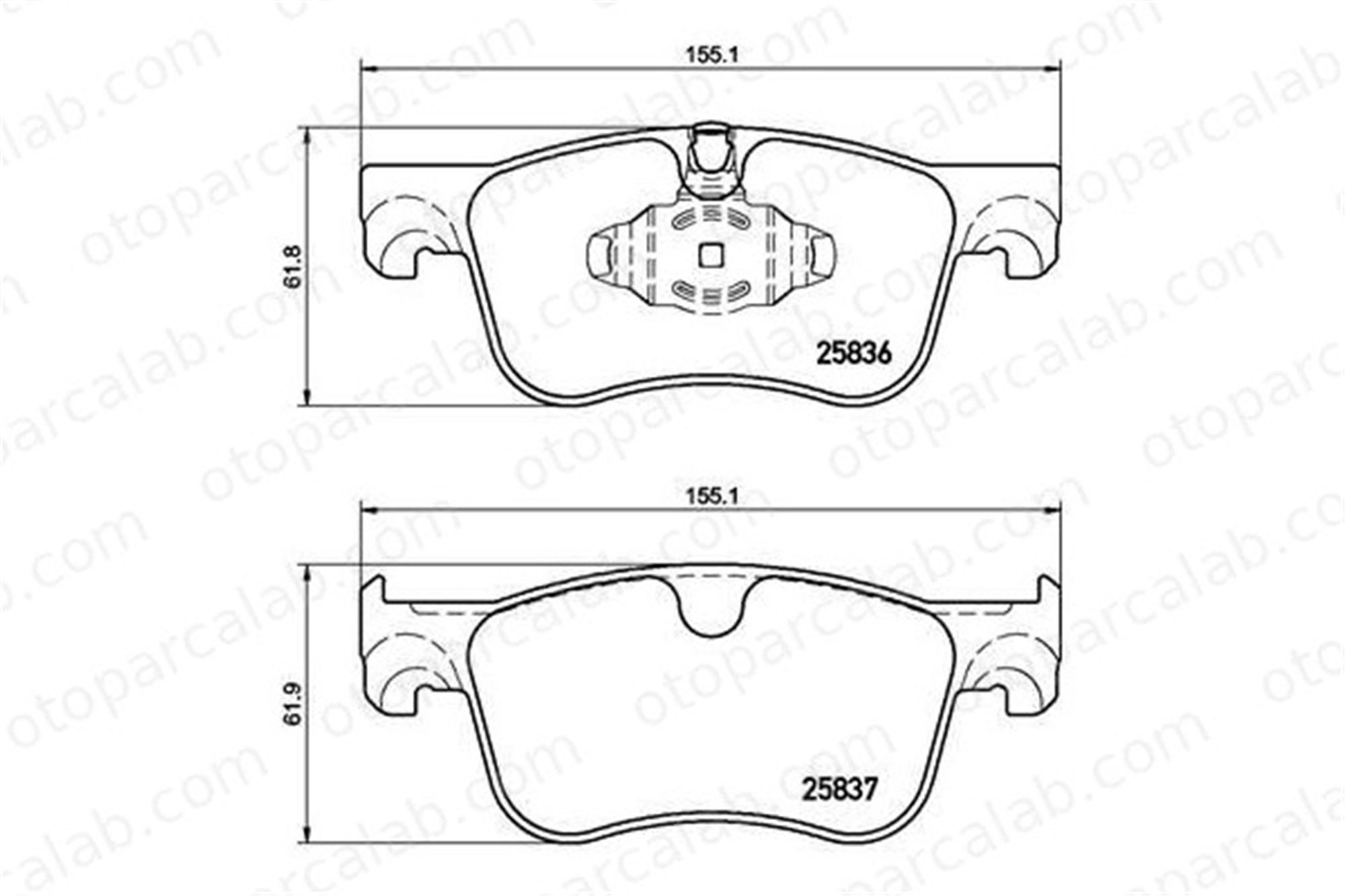 VALEO 671410 Fren Disk Balata Ön CITROËN C4 PICASSO II GRAND C4 SPACETOURER 1609898380 1647853080