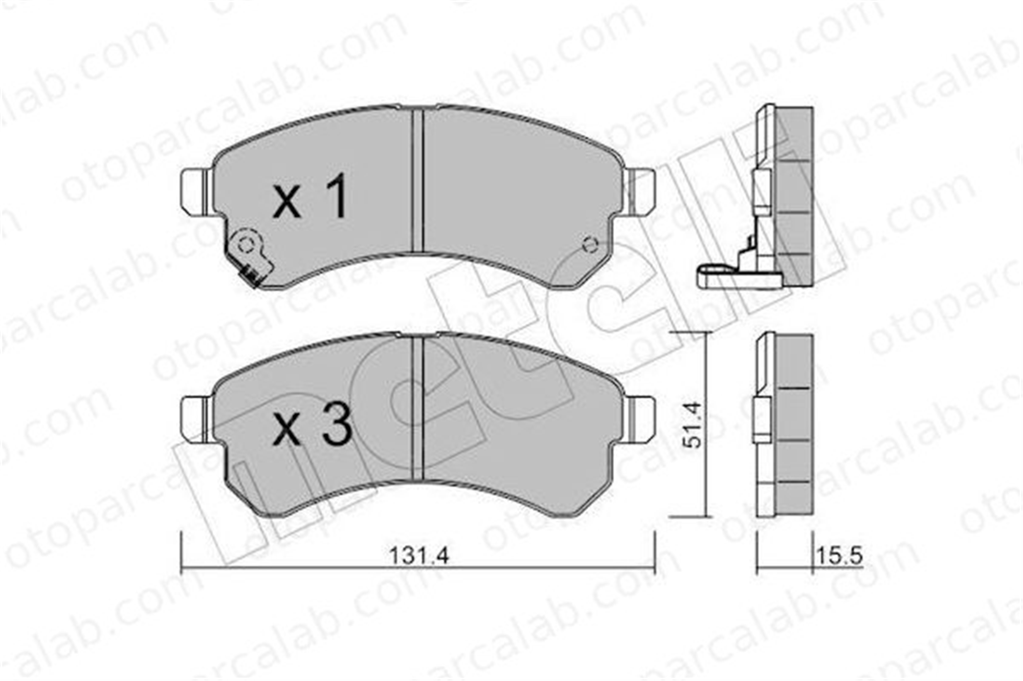 VALEO 671447 Fren Disk Balata Ön ROVER CITYROVER Hatchback 287142990162 277942100114