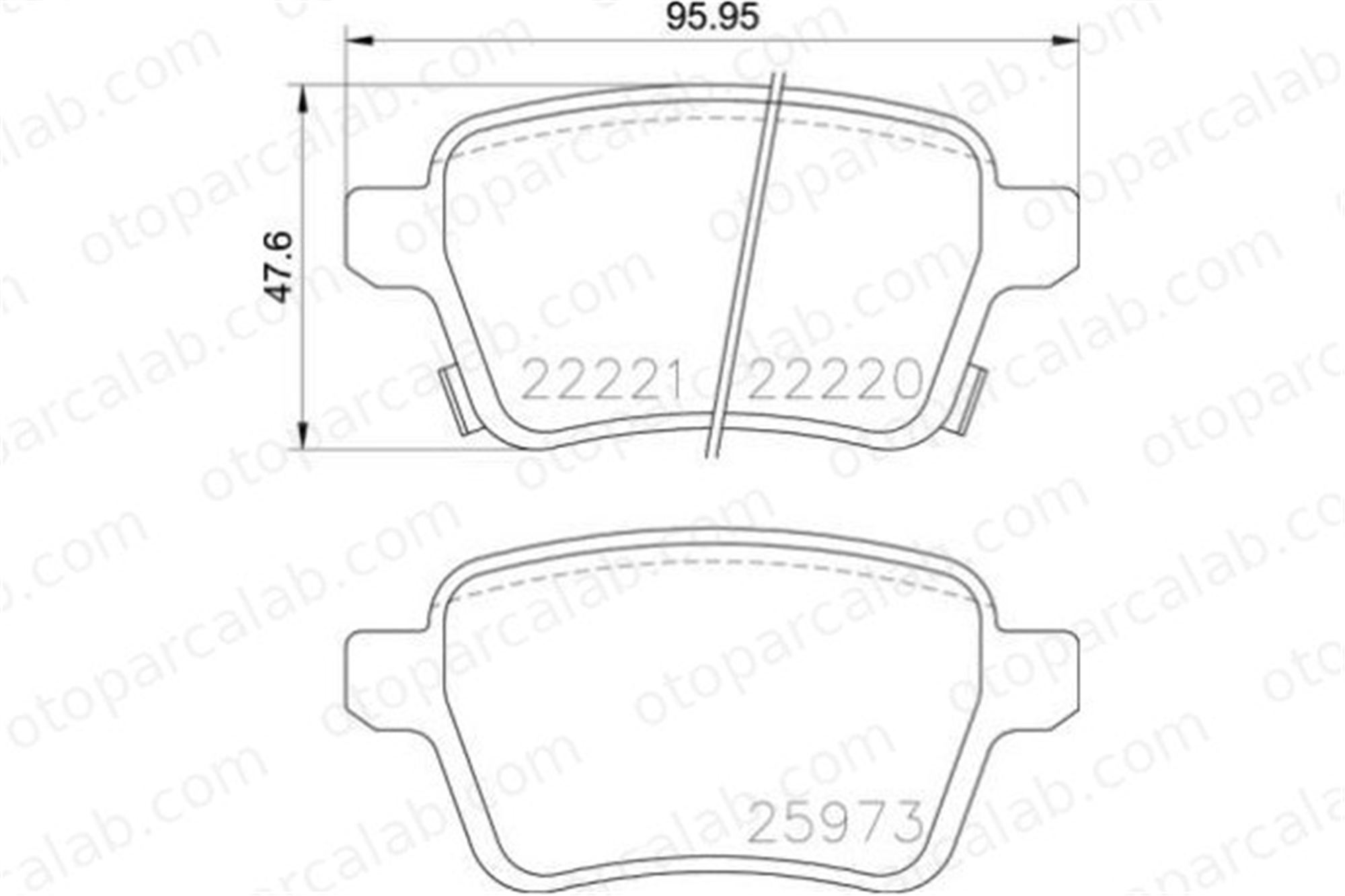 VALEO 671478 Fren Disk Balata Arka OPEL CORSA E ADAM 1605285 95517078