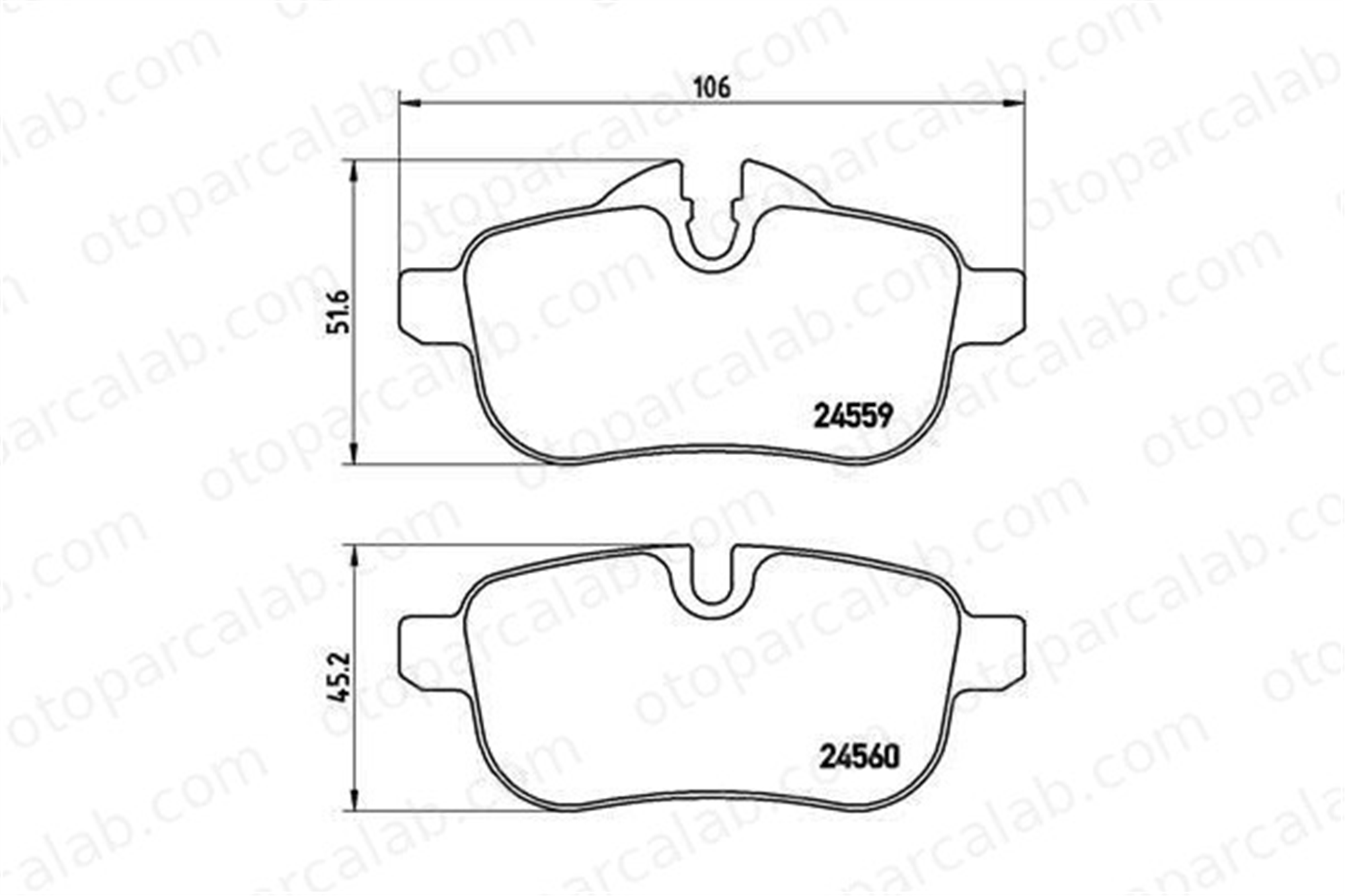 VALEO 671534 Fren Disk Balata Arka BMW Z4 Roadster 34216788275 6788275