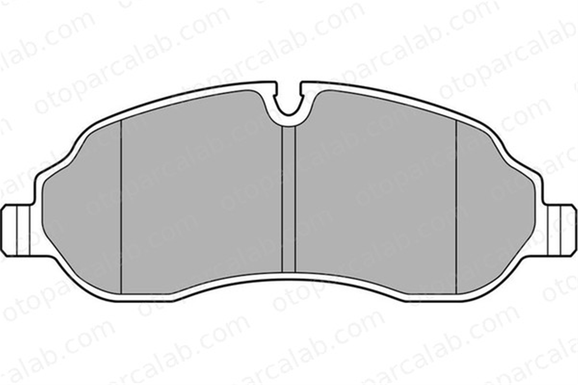 VALEO 671603 Fren Disk Balata Ön veya Arka FORD TRANSIT V363 Panelvan/Van TRANSIT V363 Platform şasi 1824121 1829400