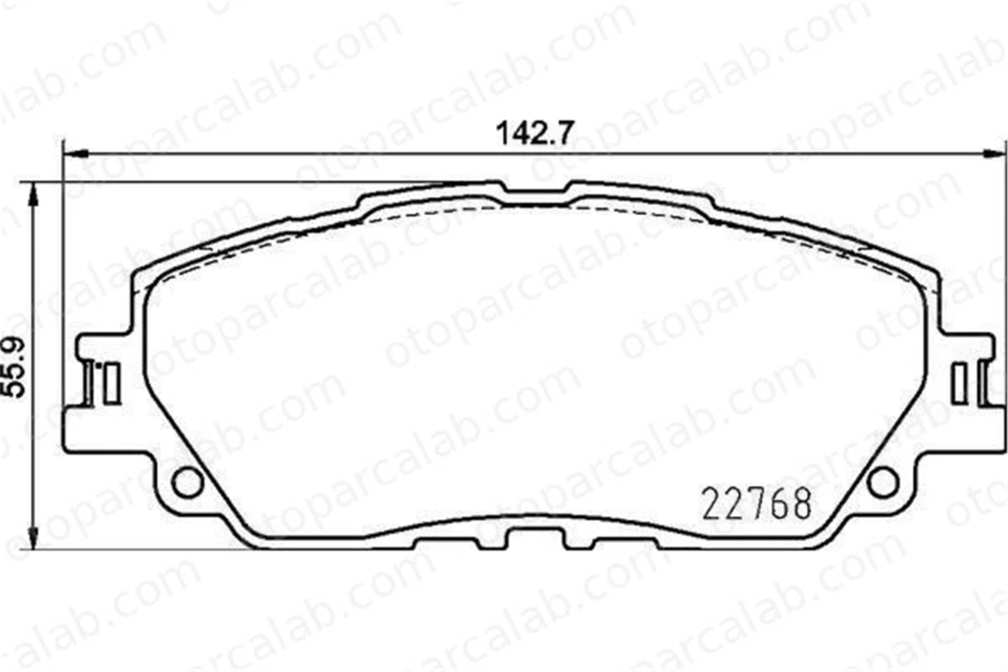 VALEO 671720 Fren Disk Balata Ön TOYOTA RAV 4 V CAMRY 446533480 04465-33480