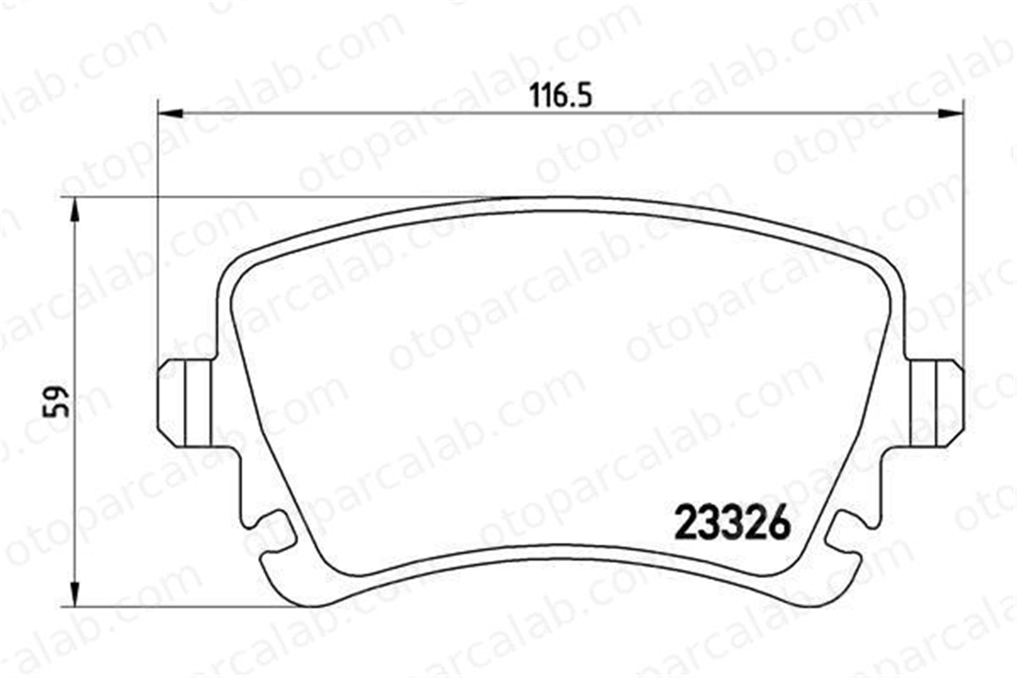 VALEO 671758 Fren Disk Balata Arka VW PHAETON 3D0698451 3D0698451A
