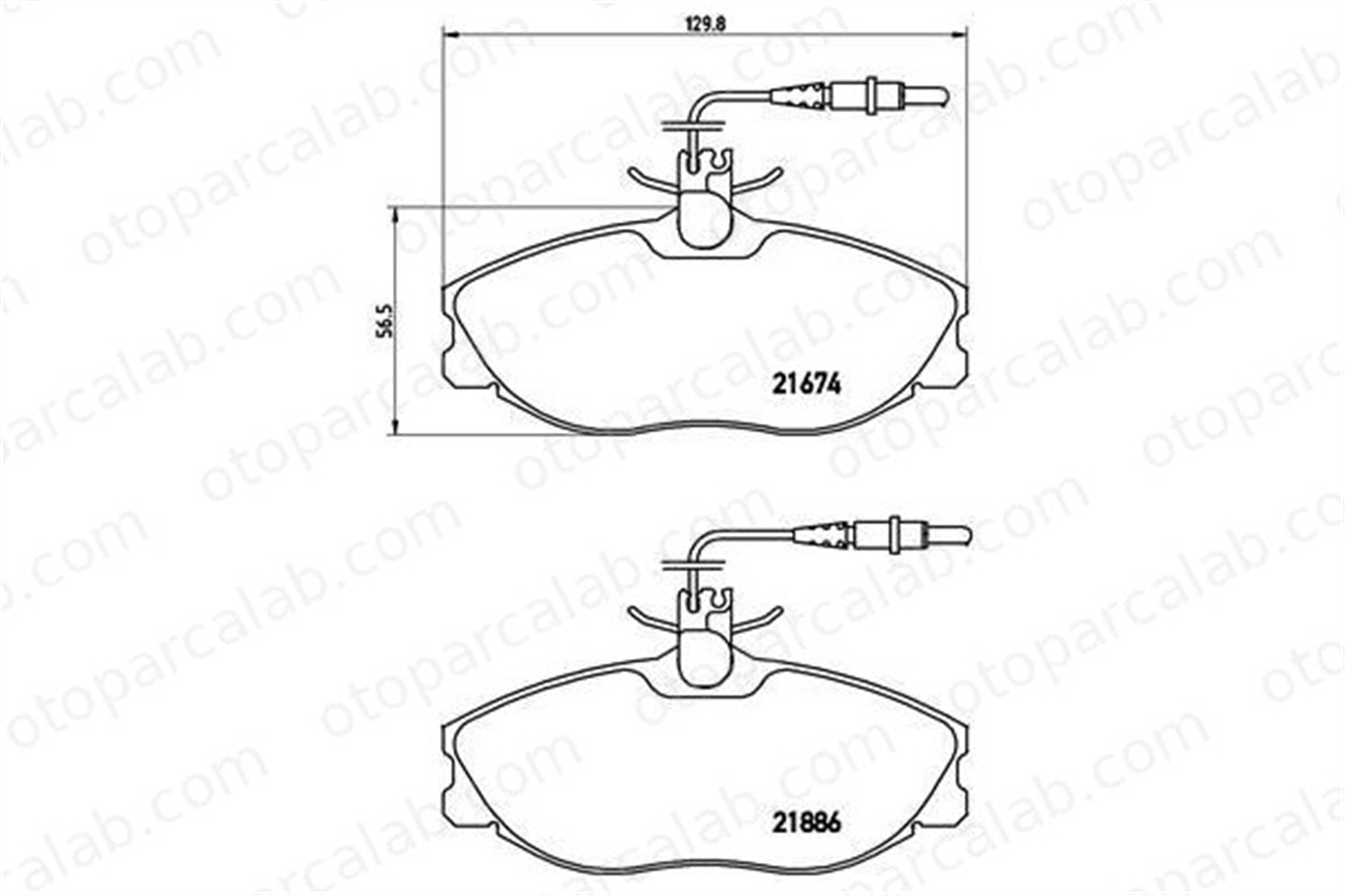 VALEO 671788 Fren Disk Balata Ön PEUGEOT 406 Break 406 425206 425132