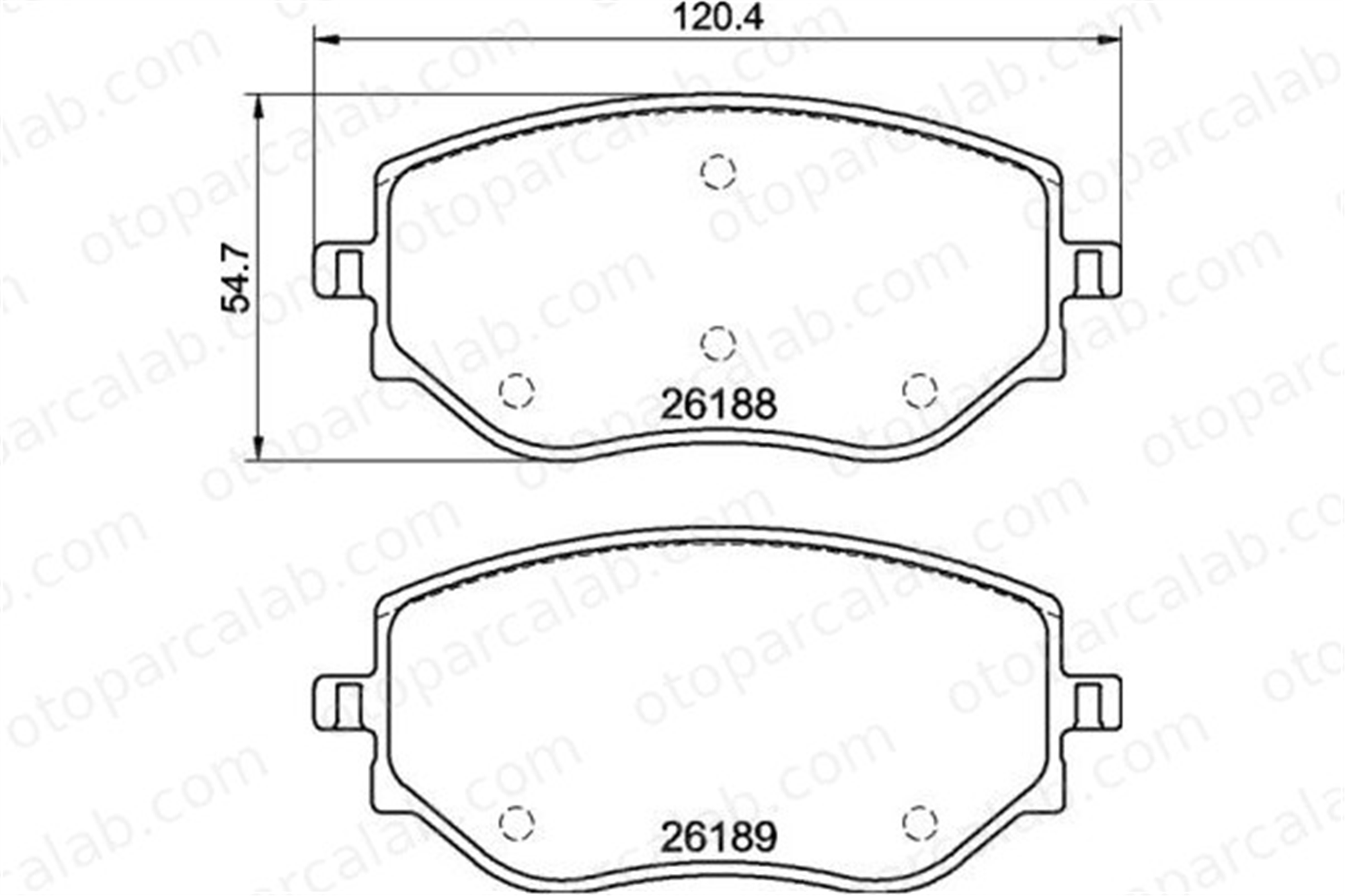 VALEO 671823 Fren Disk Balata Ön RENAULT CLIO V TALIANT D106000Q1J 410608885R
