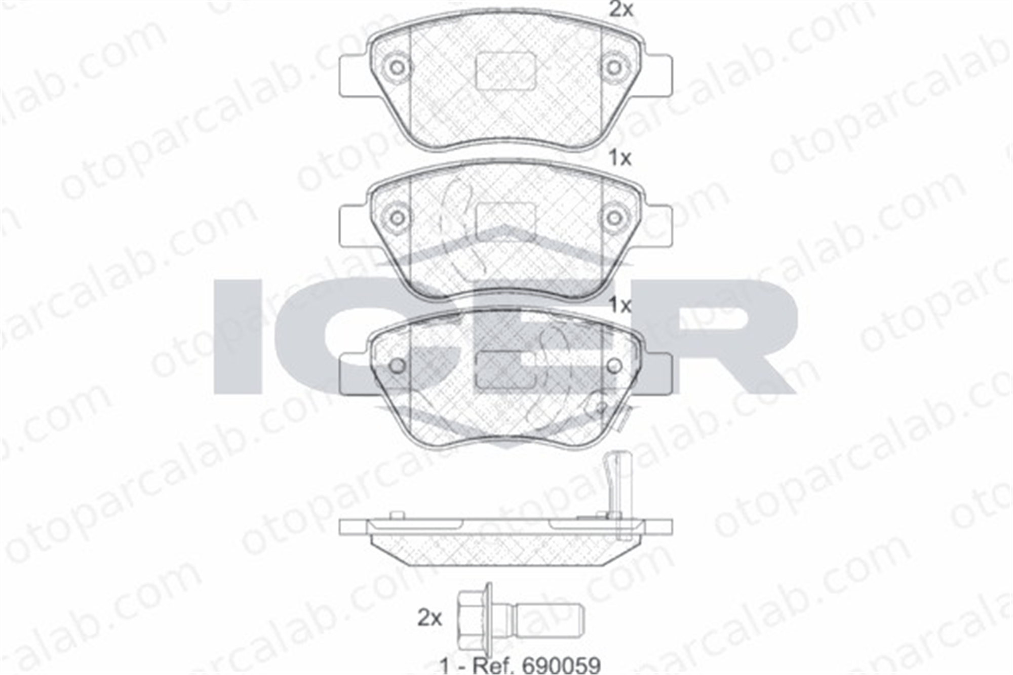 VALEO 672425 Fren Disk Balata Ön OPEL CORSA D FIAT DOBLO Kasa/büyük limuzin 1605153 1605258
