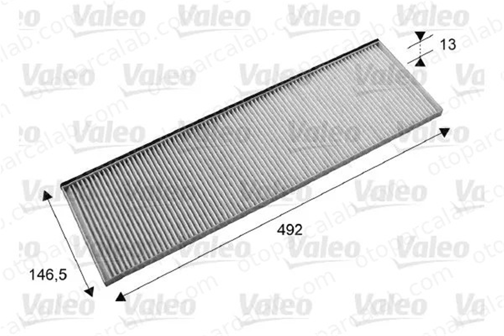 VALEO 716056 Polen Filtresi MERCEDES-BENZ AROCS ACTROS MP4 / MP5 716056 18355547