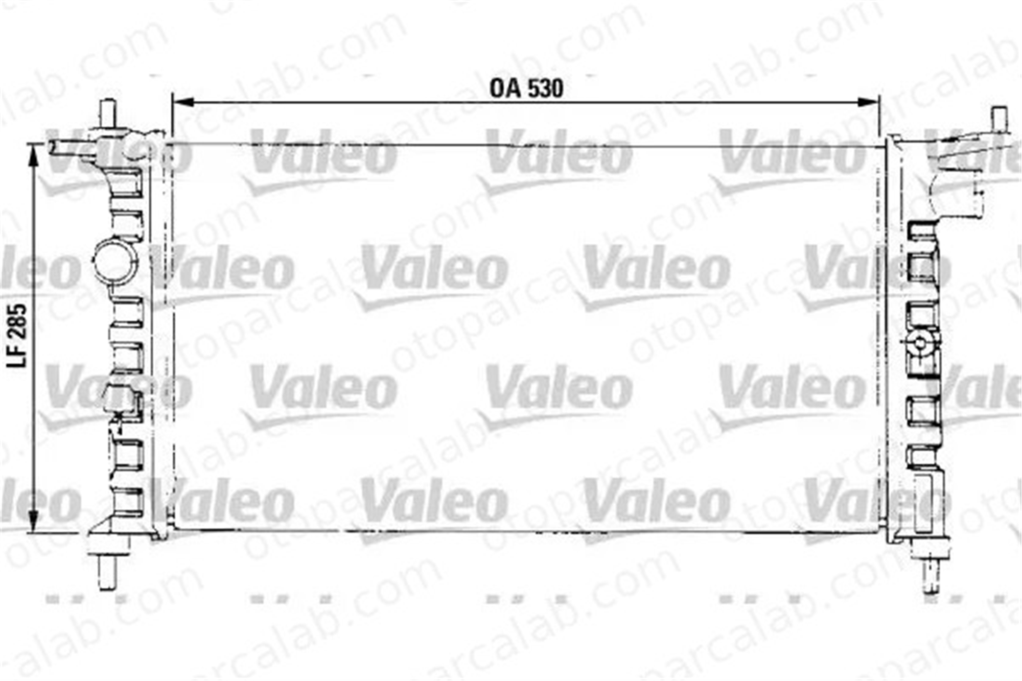 VALEO 731013 Su Radyatörü OPEL CORSA B COMBO Kasa/büyük limuzin 1300149 1300150