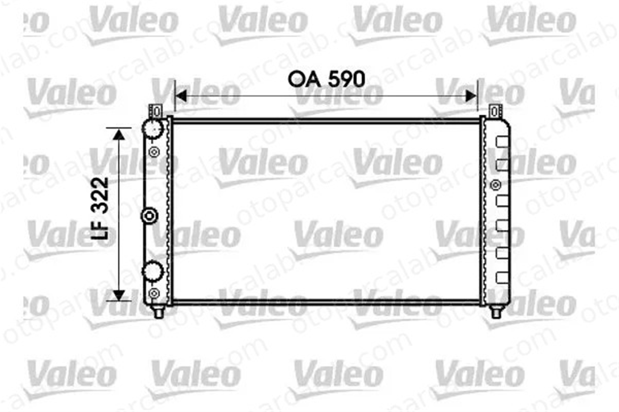 VALEO 732479 Su Radyatörü SKODA FELICIA I FELICIA I Pick-up 6U0121253A 441076014126