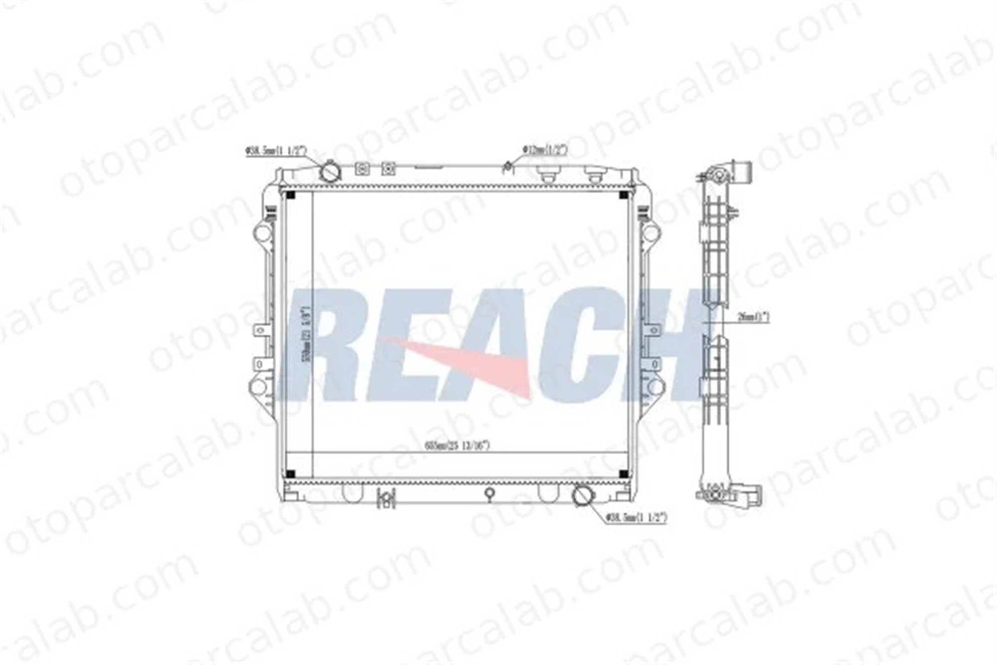VALEO 733292 Su Radyatörü TOYOTA HILUX VIII Pick-up 164000L431 164000L450