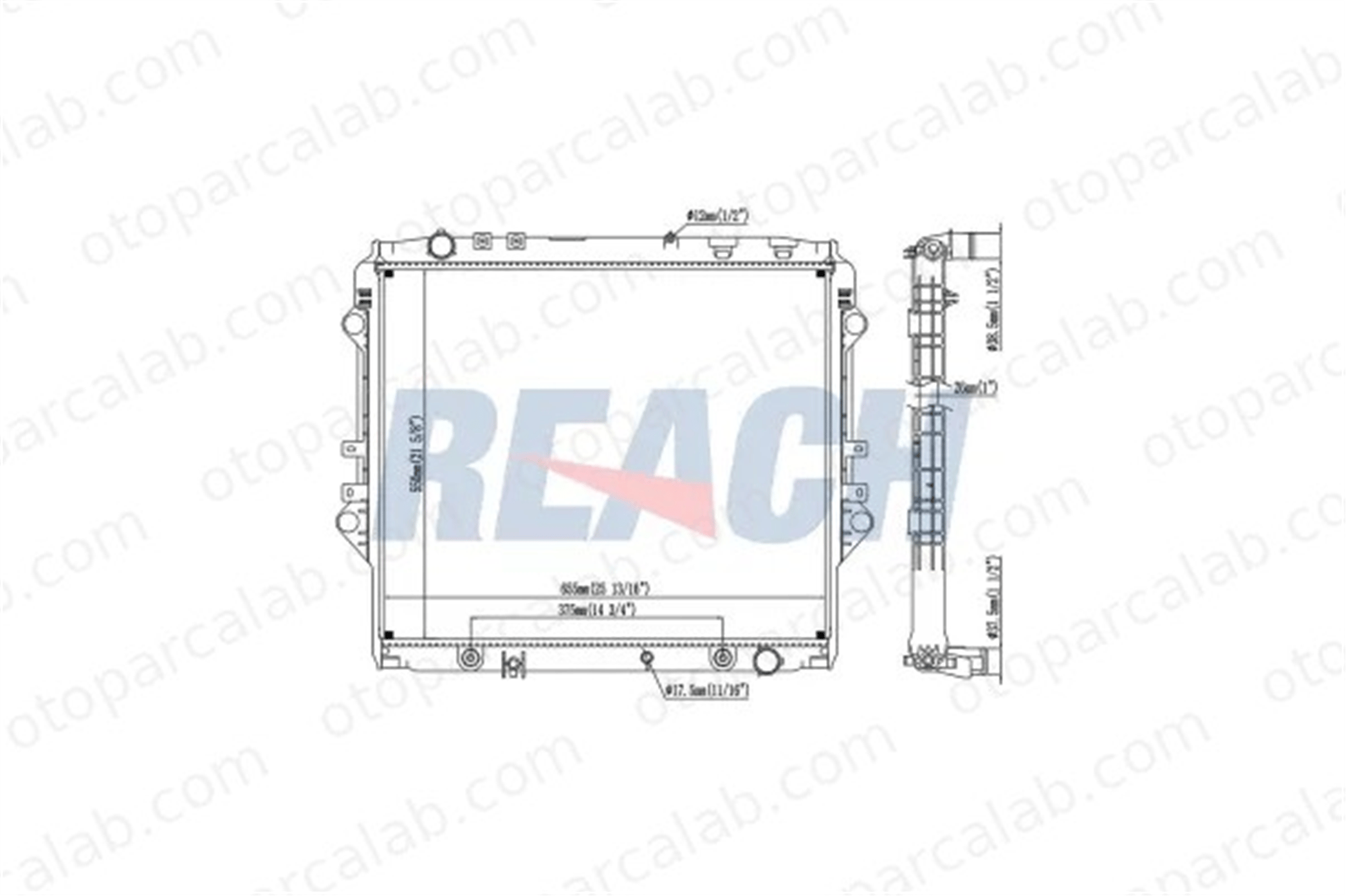 VALEO 733293 Su Radyatörü TOYOTA HILUX VIII Pick-up 164000L390 164000L361