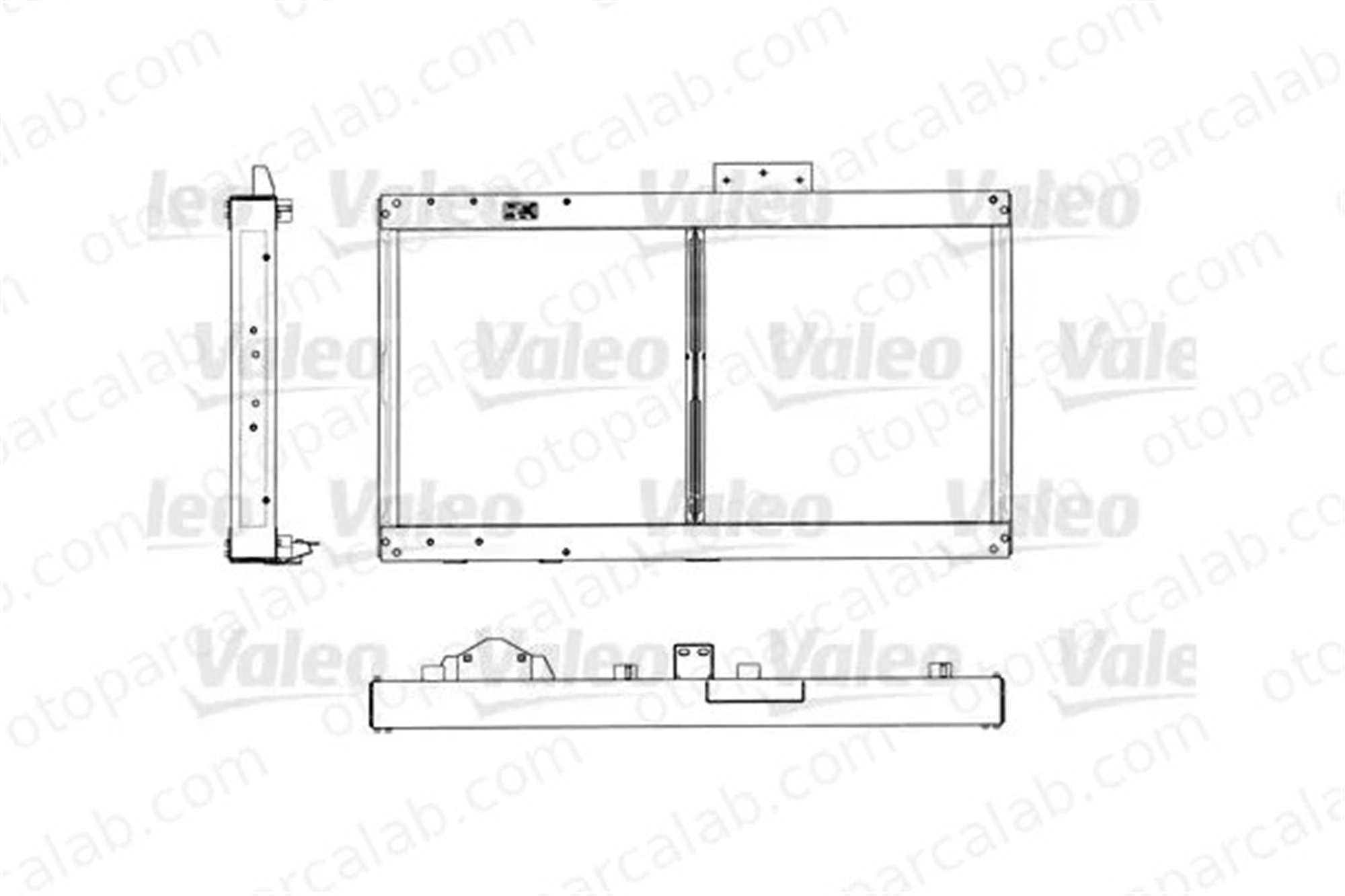 VALEO 733480 Su Radyatörü MERCEDES-BENZ AROCS ACTROS MP4 / MP5 6285000602