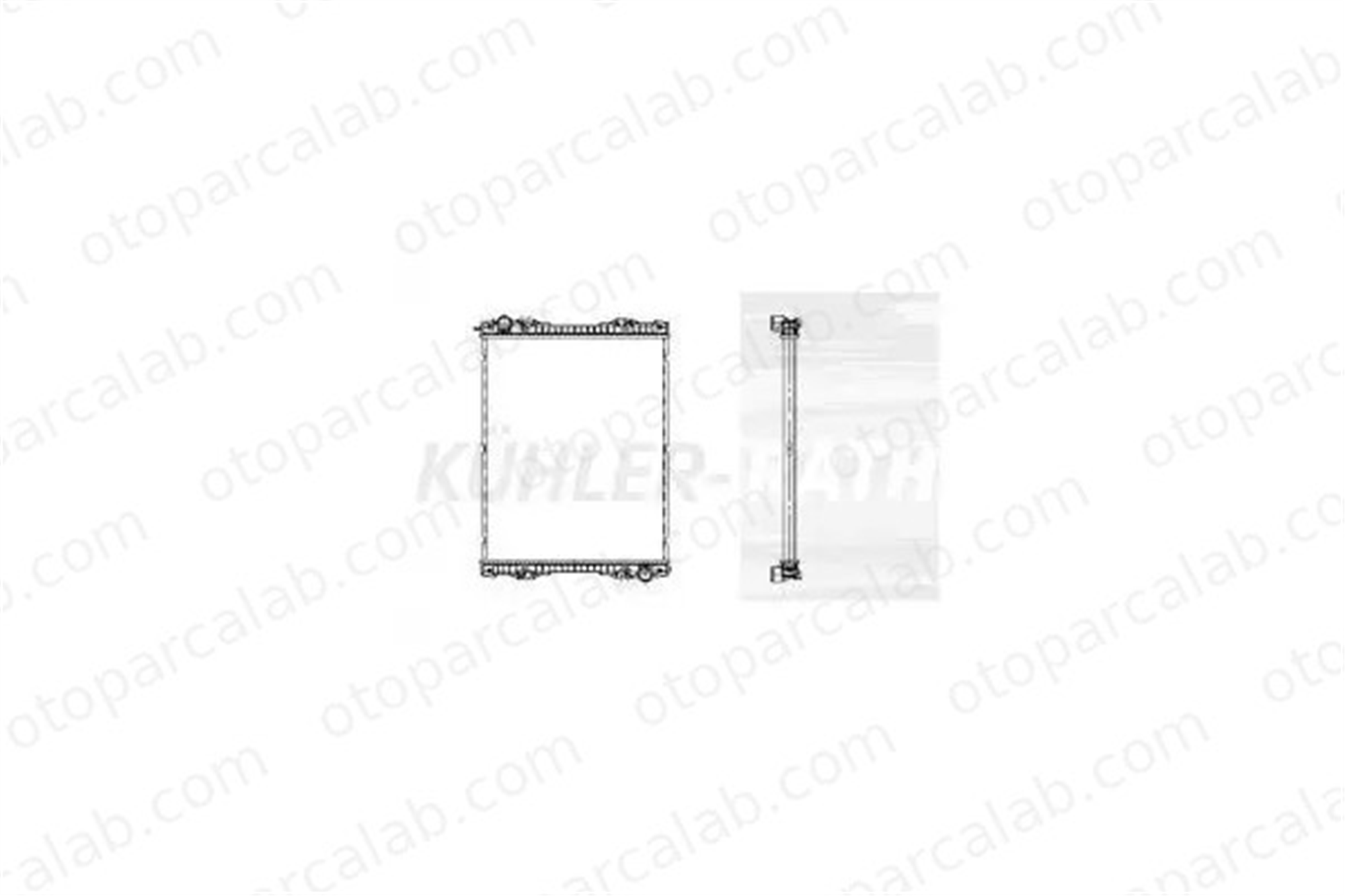 VALEO 733552 Su Radyatörü SCANIA R II P II 1741456 1770096