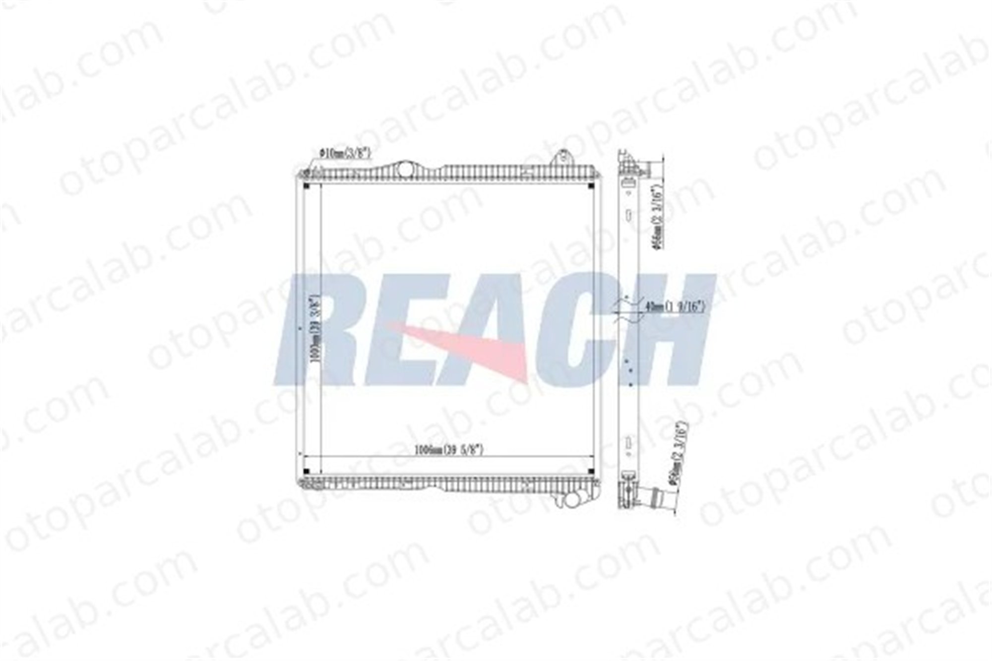 VALEO 733563 Su Radyatörü SCANIA R II P II 2439723 2479805