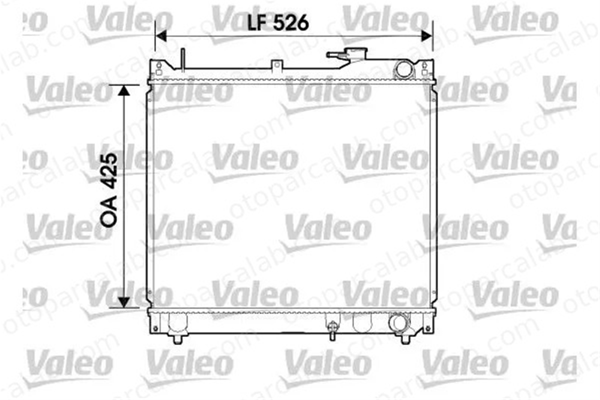 VALEO 734162 Su Radyatörü SUZUKI GRAND VITARA I GRAND VITARA I Açık arazi aracı 1770066D01