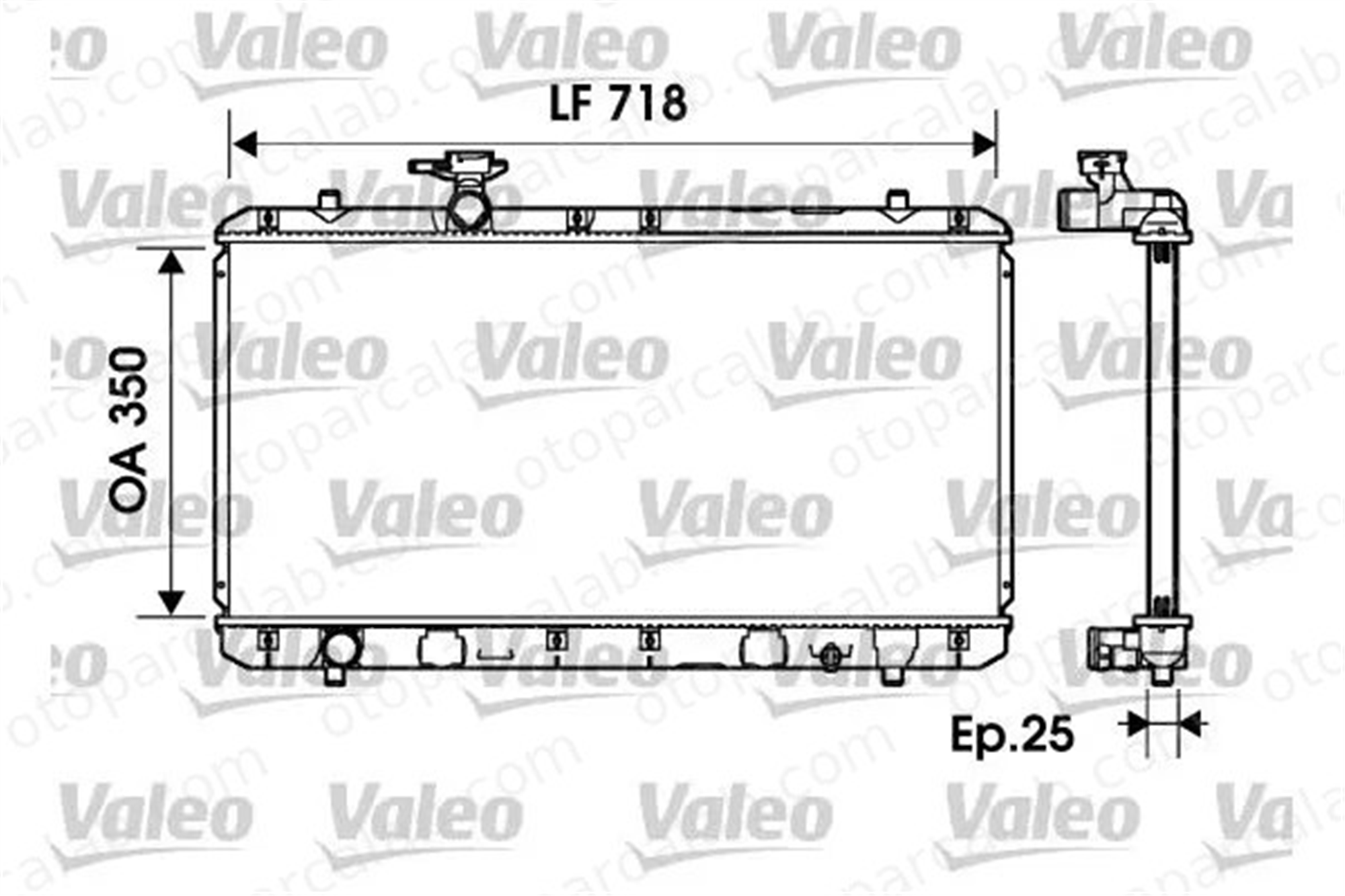 VALEO 734164 Su Radyatörü SUZUKI LIANA LIANA Hatchback 16400 54610