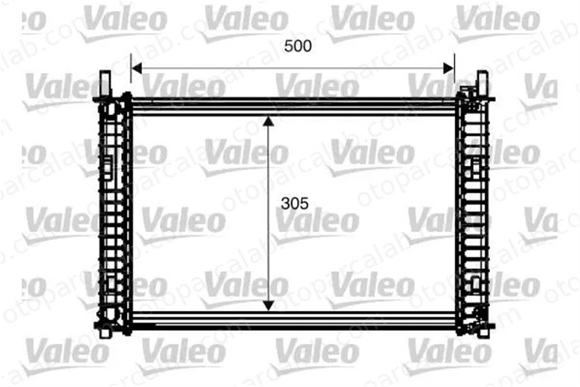 VALEO 734274 Su Radyatörü FORD FIESTA V FIESTA V Van 51793589 51835026