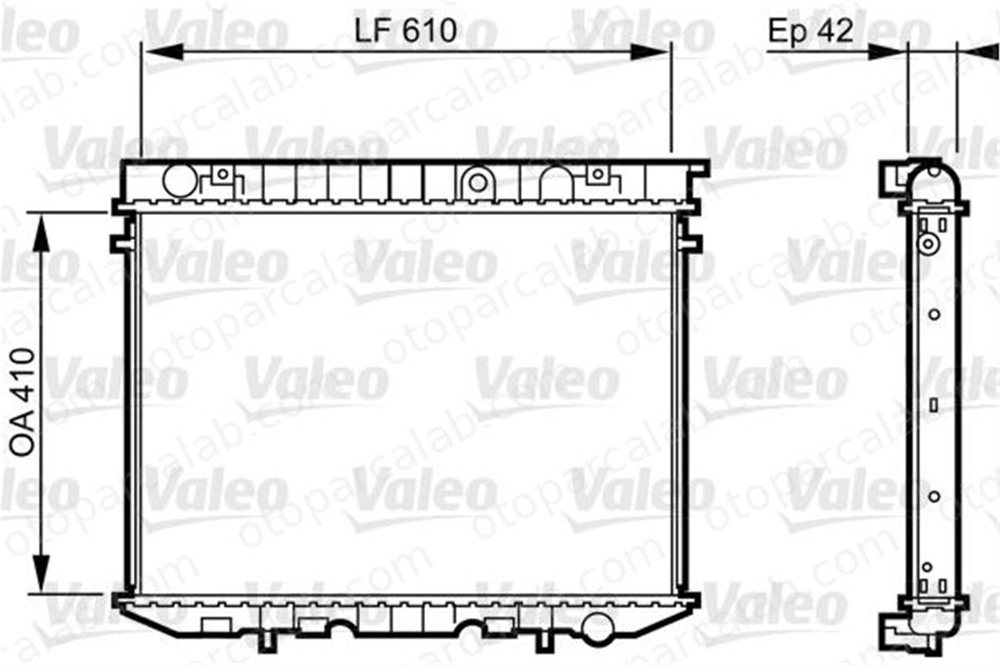 VALEO 734353 Su Radyatörü OPEL FRONTERA A Sport 6302020 91153279