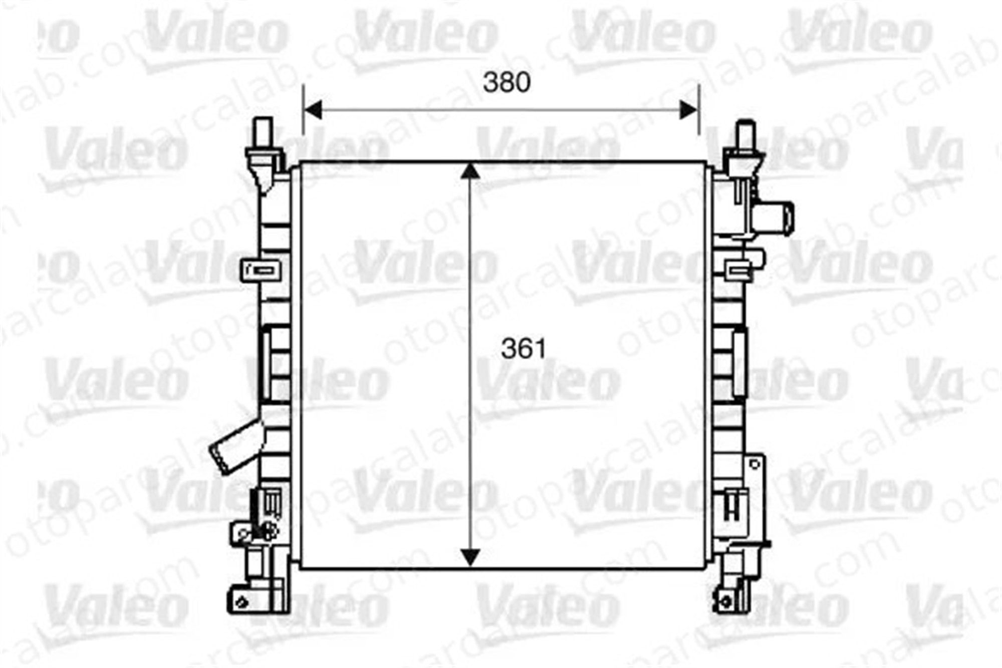 VALEO 734392 Su Radyatörü FORD KA STREET KA 1231795 1361841