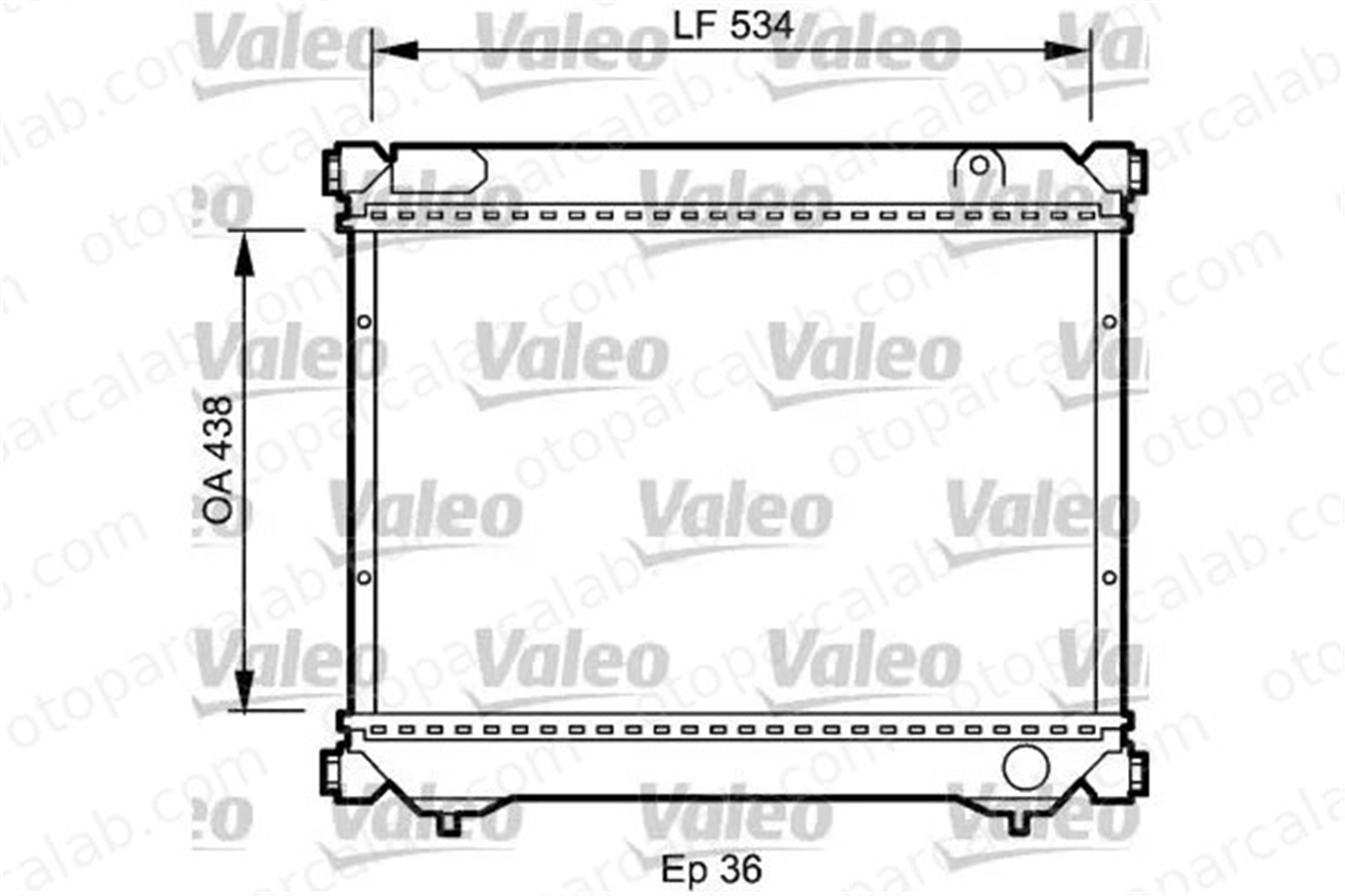 VALEO 735074 Su Radyatörü SUZUKI VITARA VITARA Cabrio 19010 1770086CC2