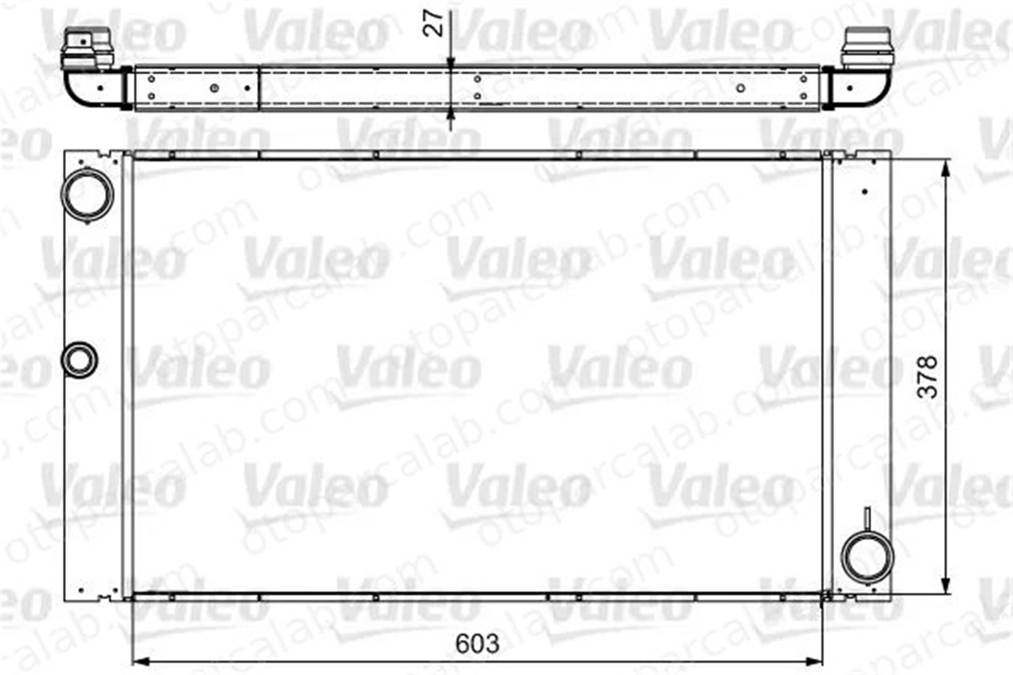 VALEO 735475 Su Radyatörü BMW 5 5 Touring 55700447 17112248478