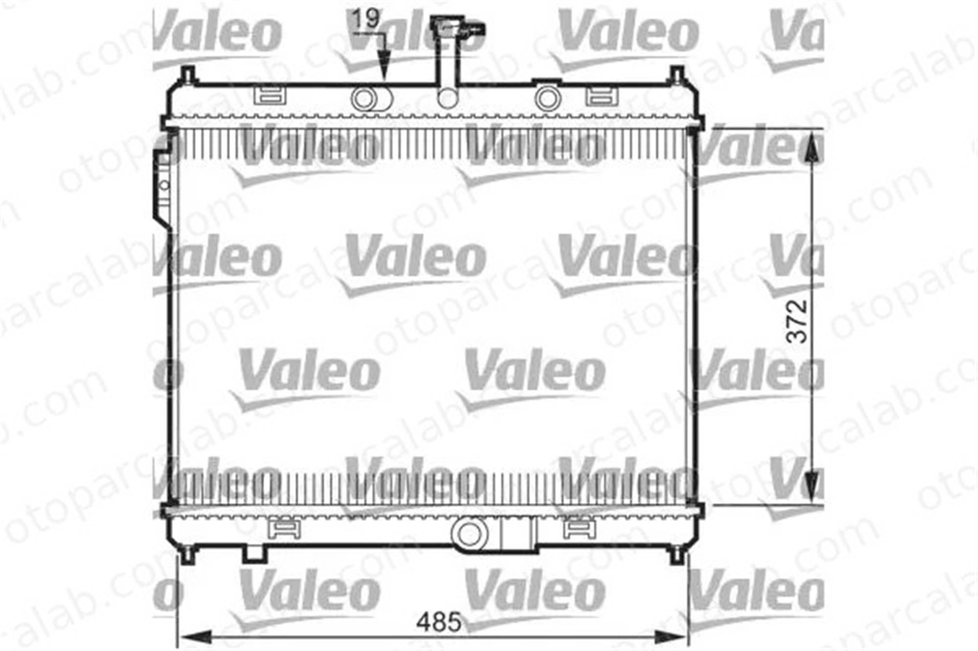 VALEO 735515 Su Radyatörü HYUNDAI GETZ 253101C600 S253101C600