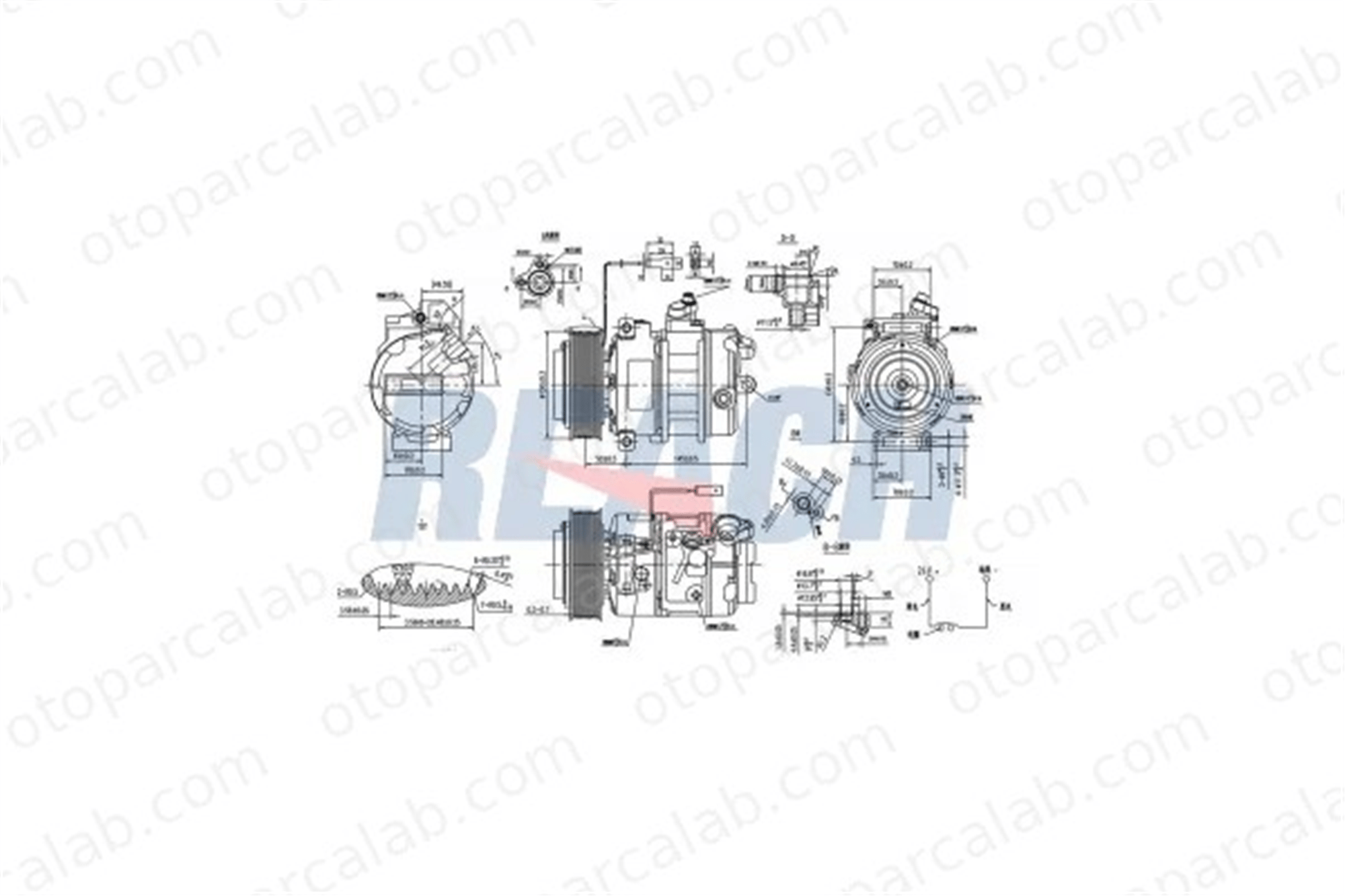 VALEO 811150 Klima Kompresörü MERCEDES-BENZ AROCS ACTROS MP4 / MP5 2343711 0002343711