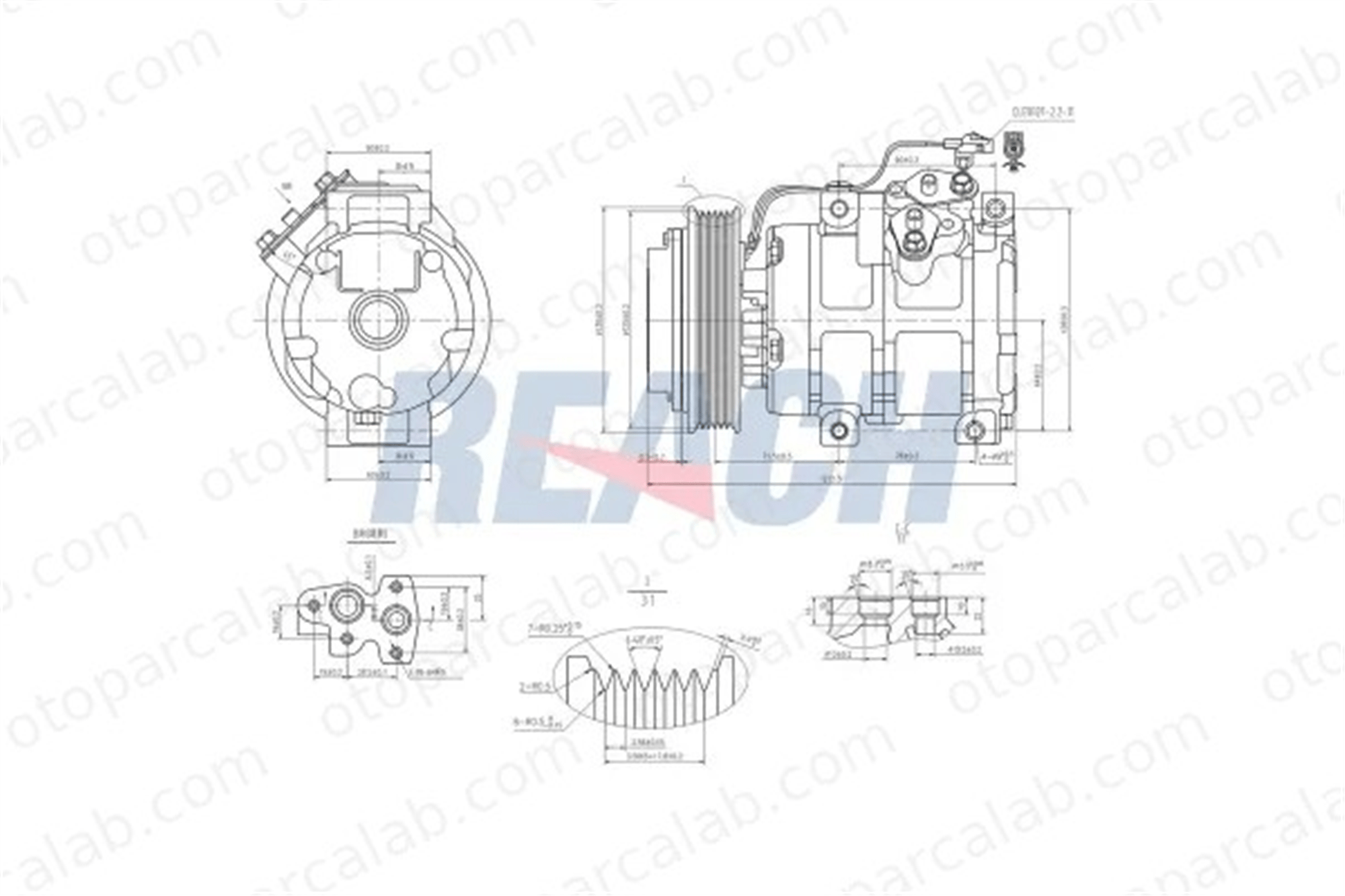 VALEO 811238 Klima Kompresörü EMGRAND EC7 EC7-RV 1067000182