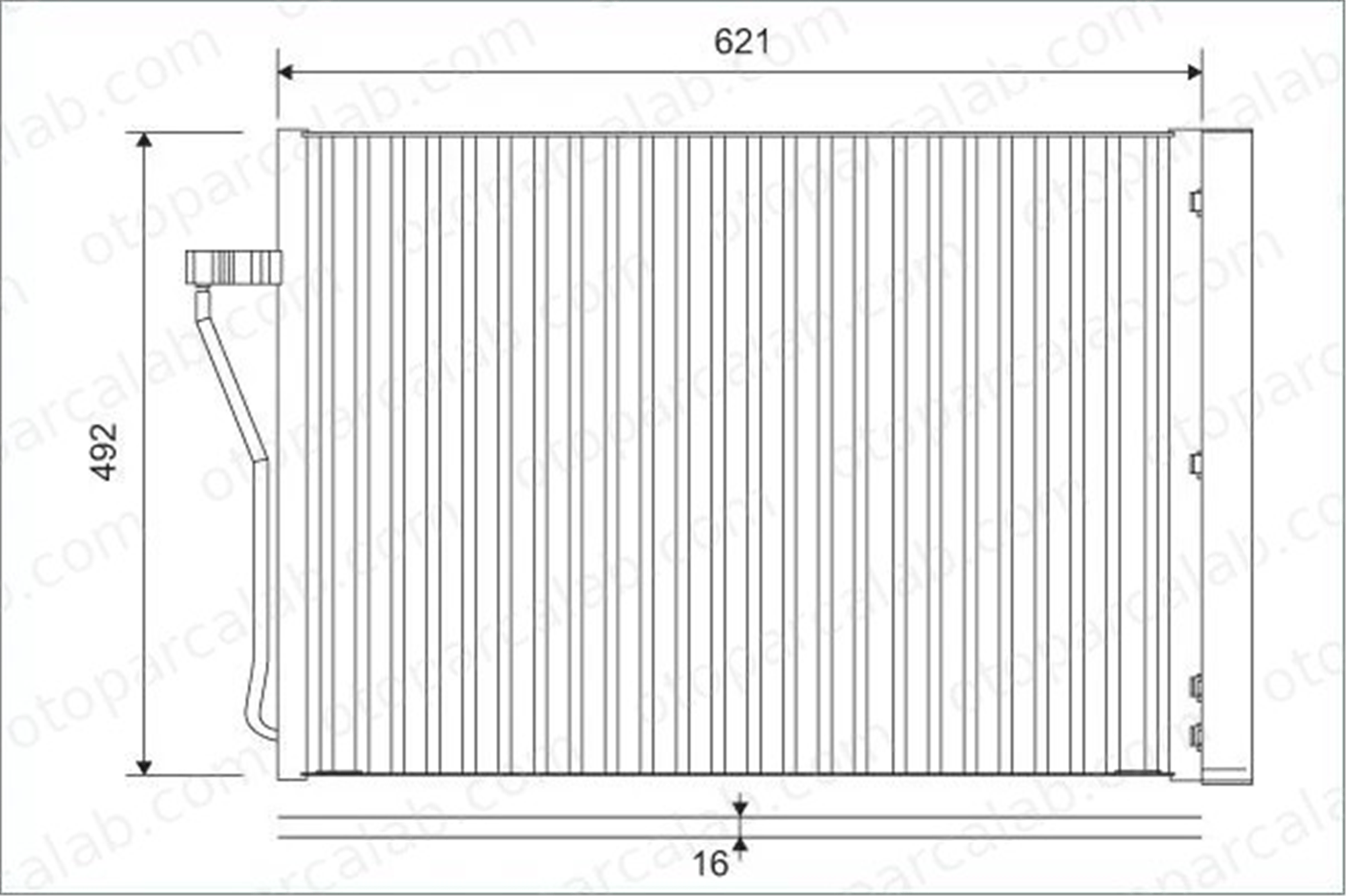 VALEO 812879 Klima Radyatörü BMW 7 64509109724 64509149390