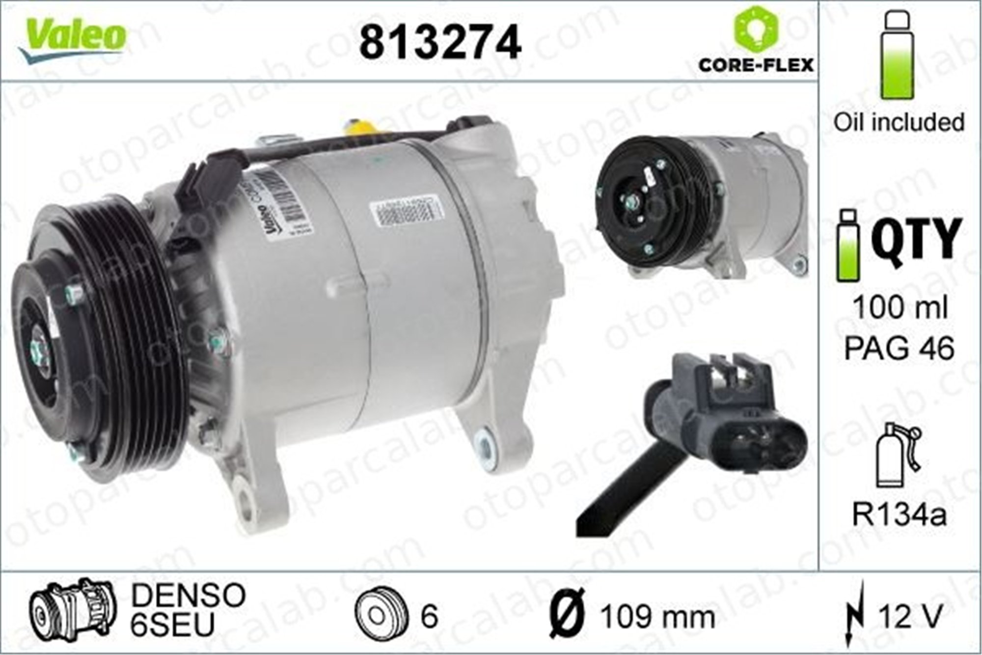VALEO 813274 Klima Kompresörü BMW 5 5 Touring 64526826880 64526811433
