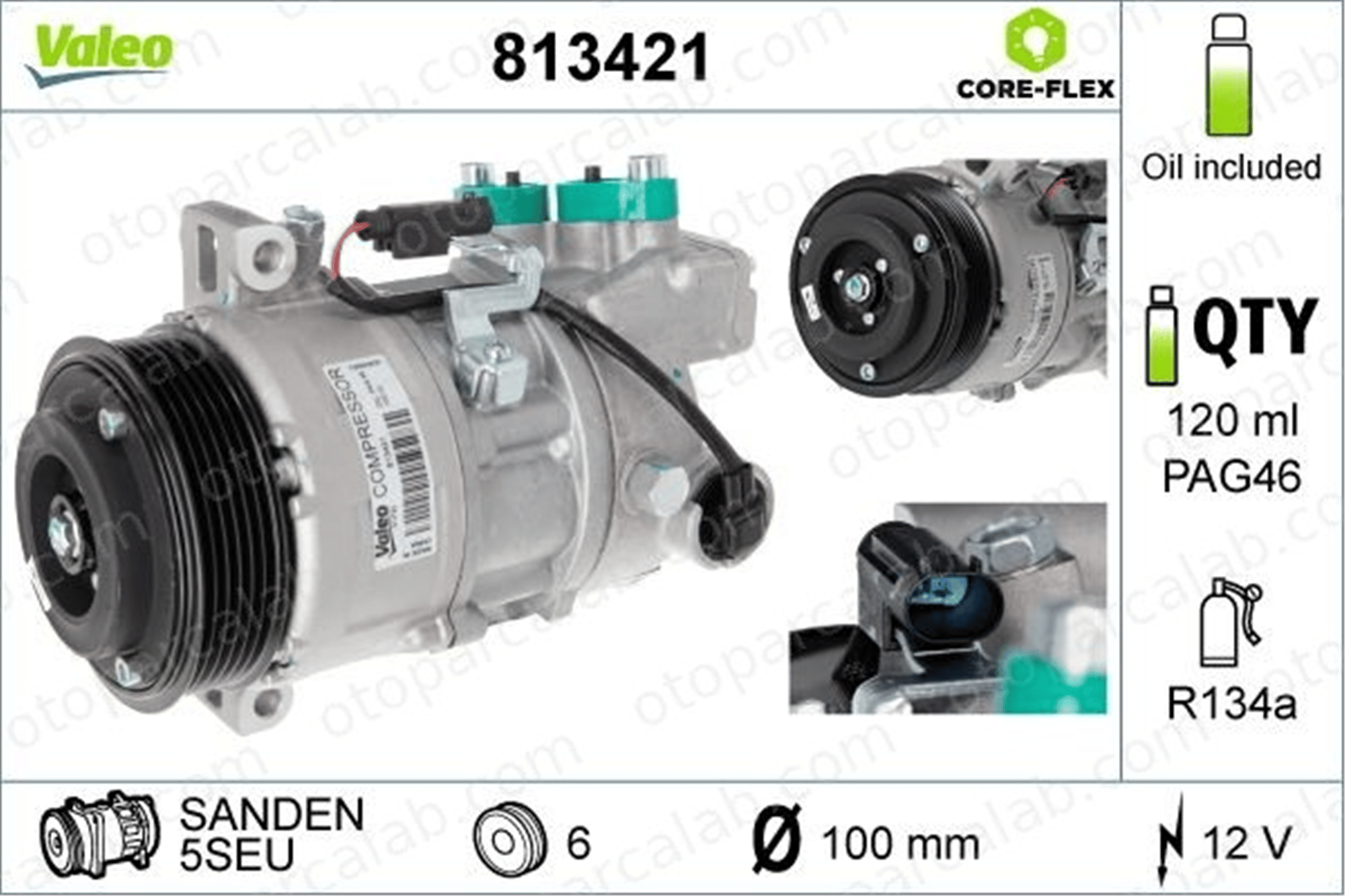 VALEO 813421 Klima Kompresörü BMW 3 3 Touring 64526987766 6935613