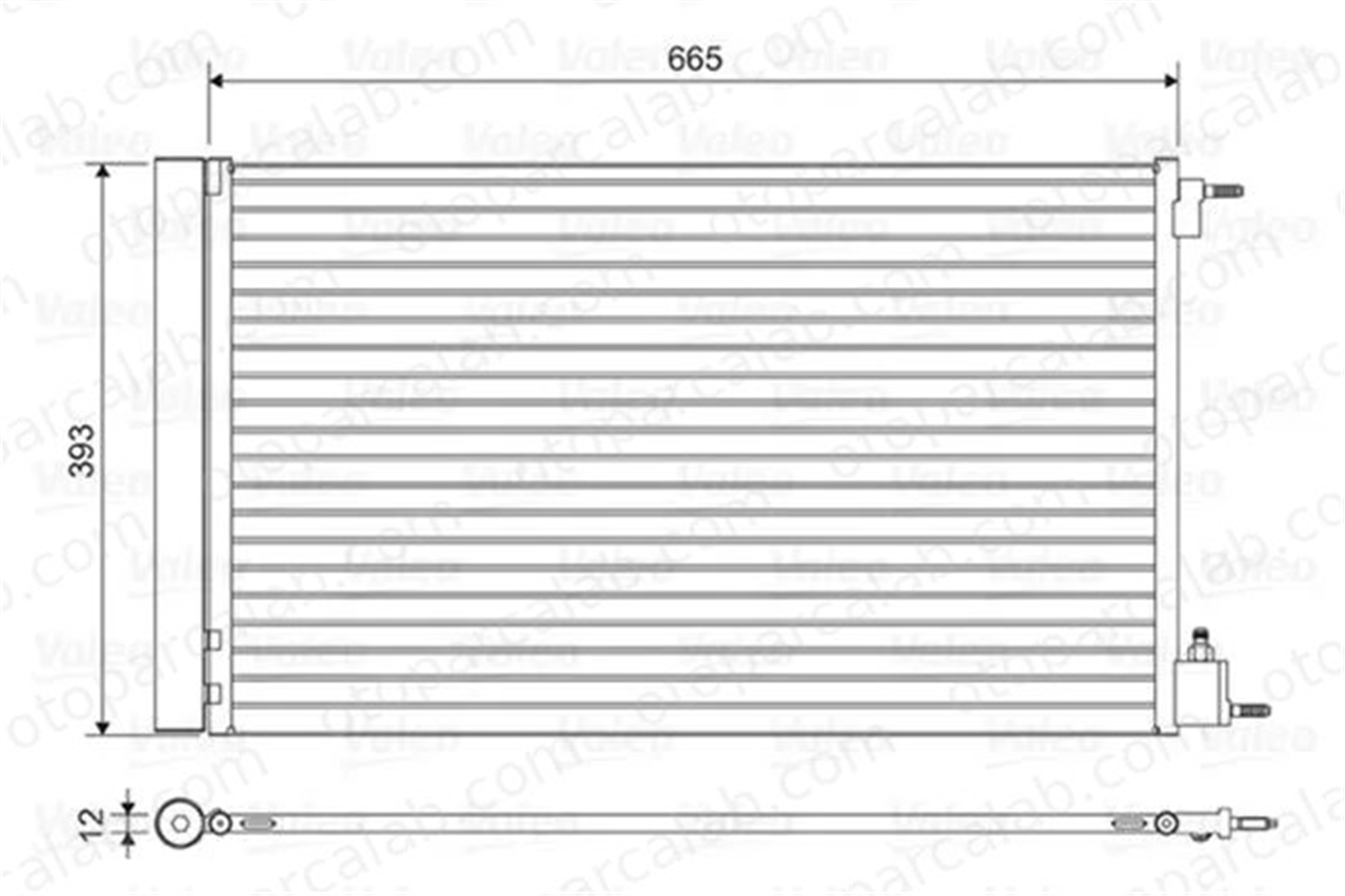 VALEO 814042 Klima Radyatörü OPEL INSIGNIA A INSIGNIA A Sports Tourer 39025498 13241737