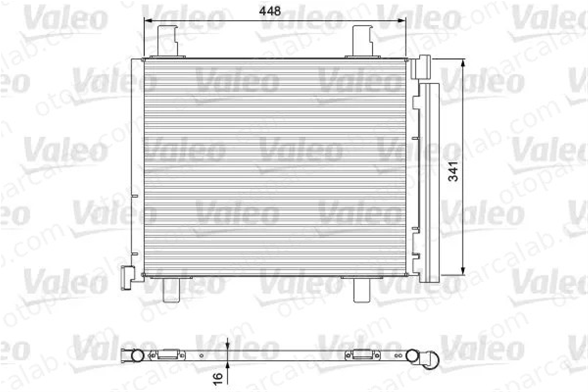 VALEO 814168 Klima Radyatörü VW UP! SEAT Mii 1S0820411H 1S0820411F