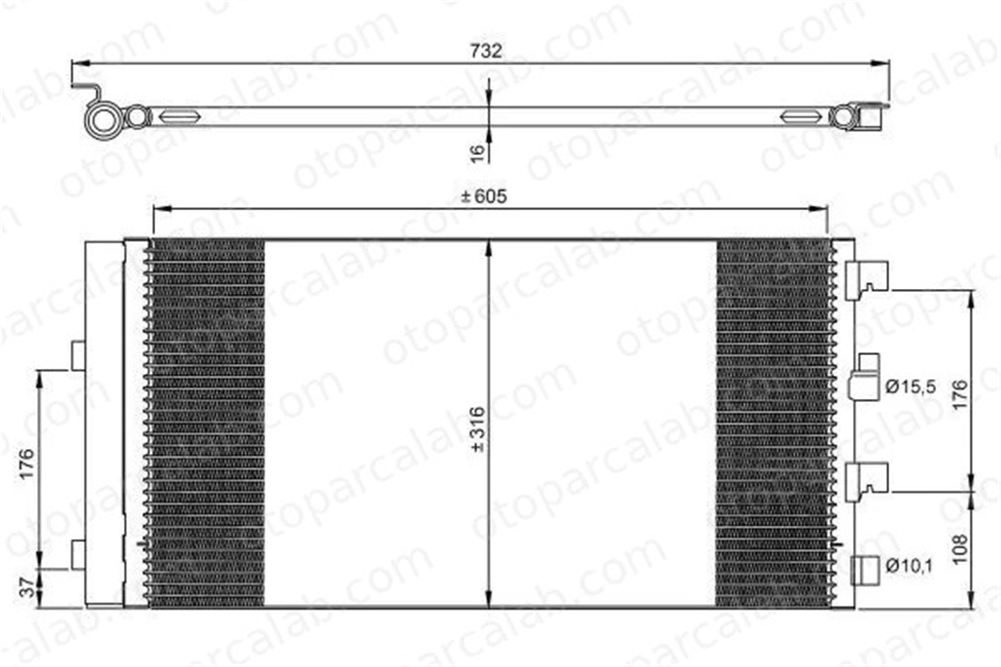 VALEO 814178 Klima Radyatörü DACIA DUSTER DUSTER Kasa/SUV 8200880551 921008028R