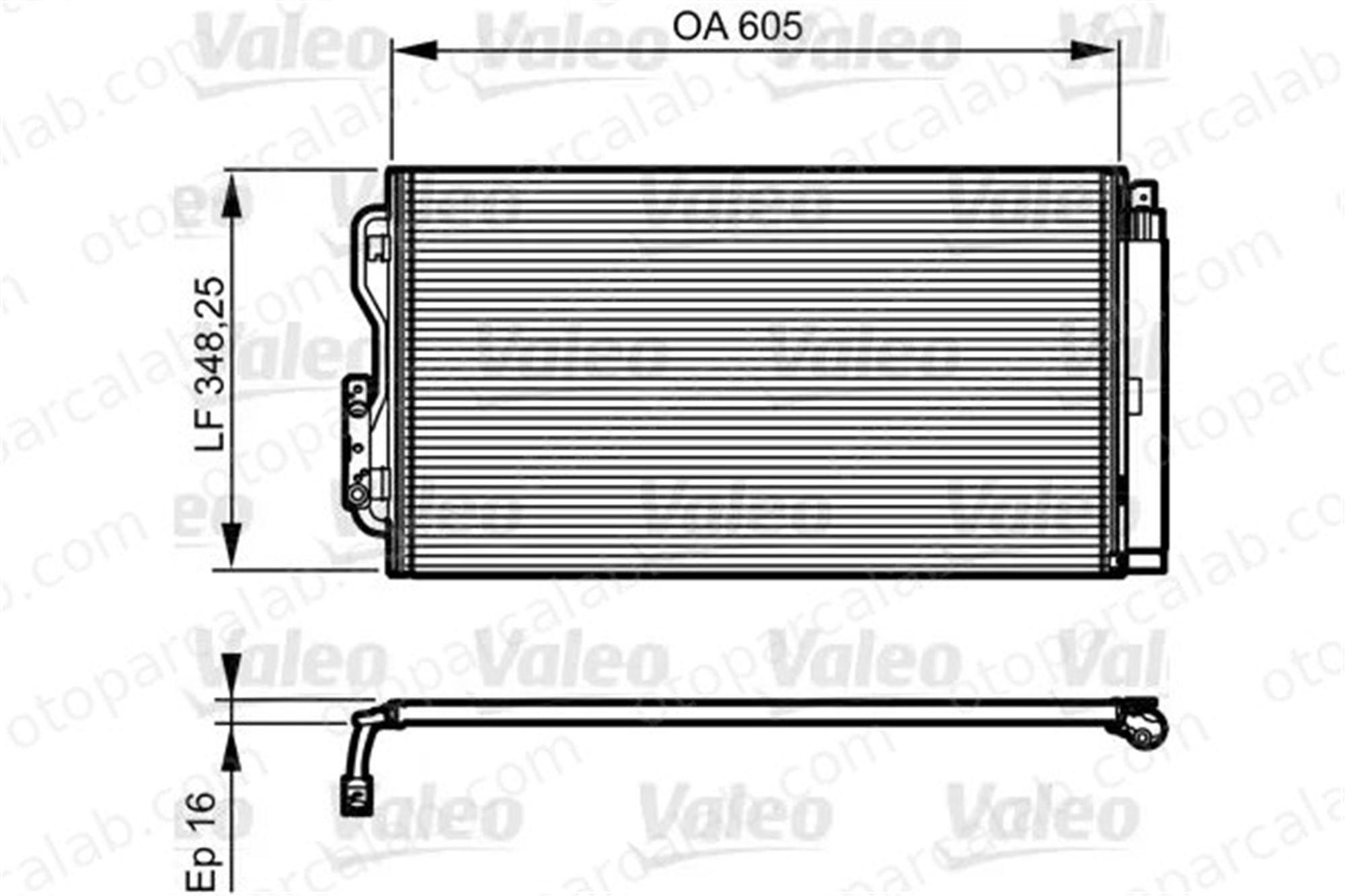 VALEO 814189 Klima Radyatörü BMW 1 3 64504270545 4270545
