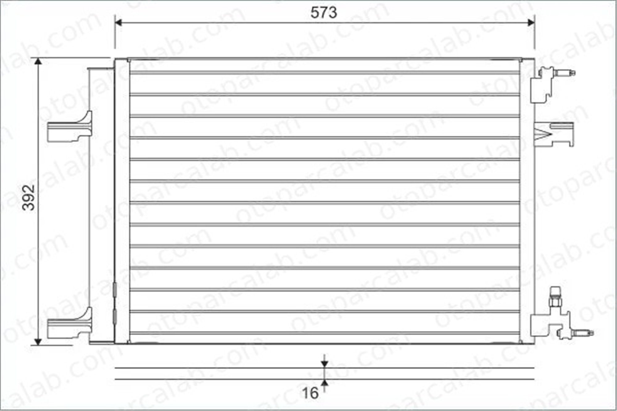 VALEO 814201 Klima Radyatörü OPEL ASTRA J ASTRA J Sedan 39140127 13377762