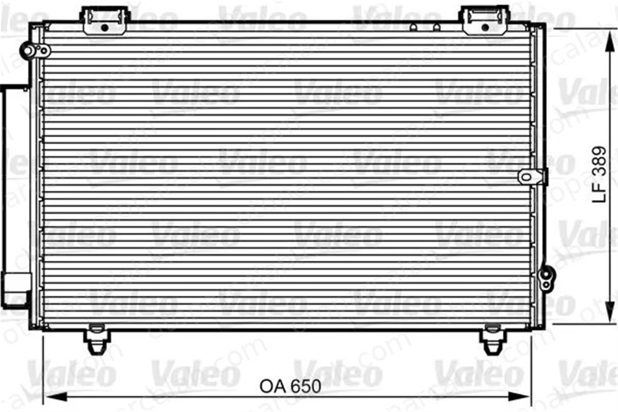 VALEO 814238 Klima Radyatörü TOYOTA COROLLA COROLLA Station wagon 8846012540 8845012210