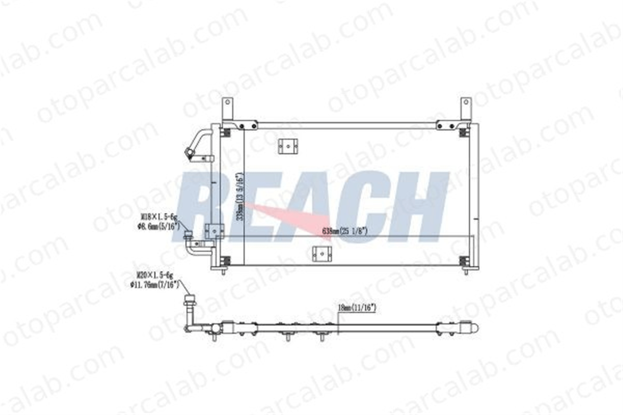 VALEO 814277 Klima Radyatörü DAEWOO ESPERO NEXIA 96164823 96265216