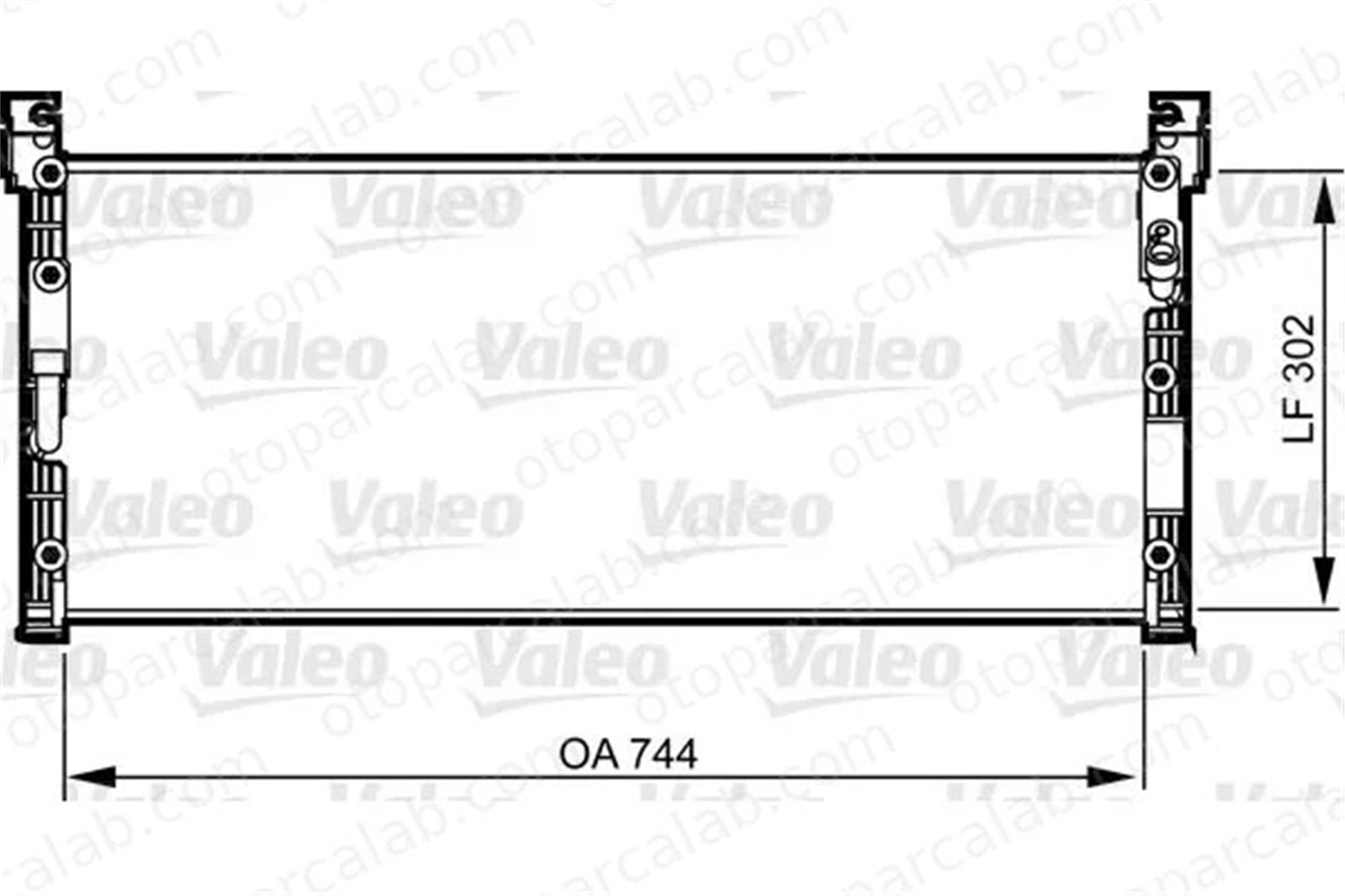 VALEO 814285 Klima Radyatörü TOYOTA RAV 4 I Cabrio 8846042021 8846042020