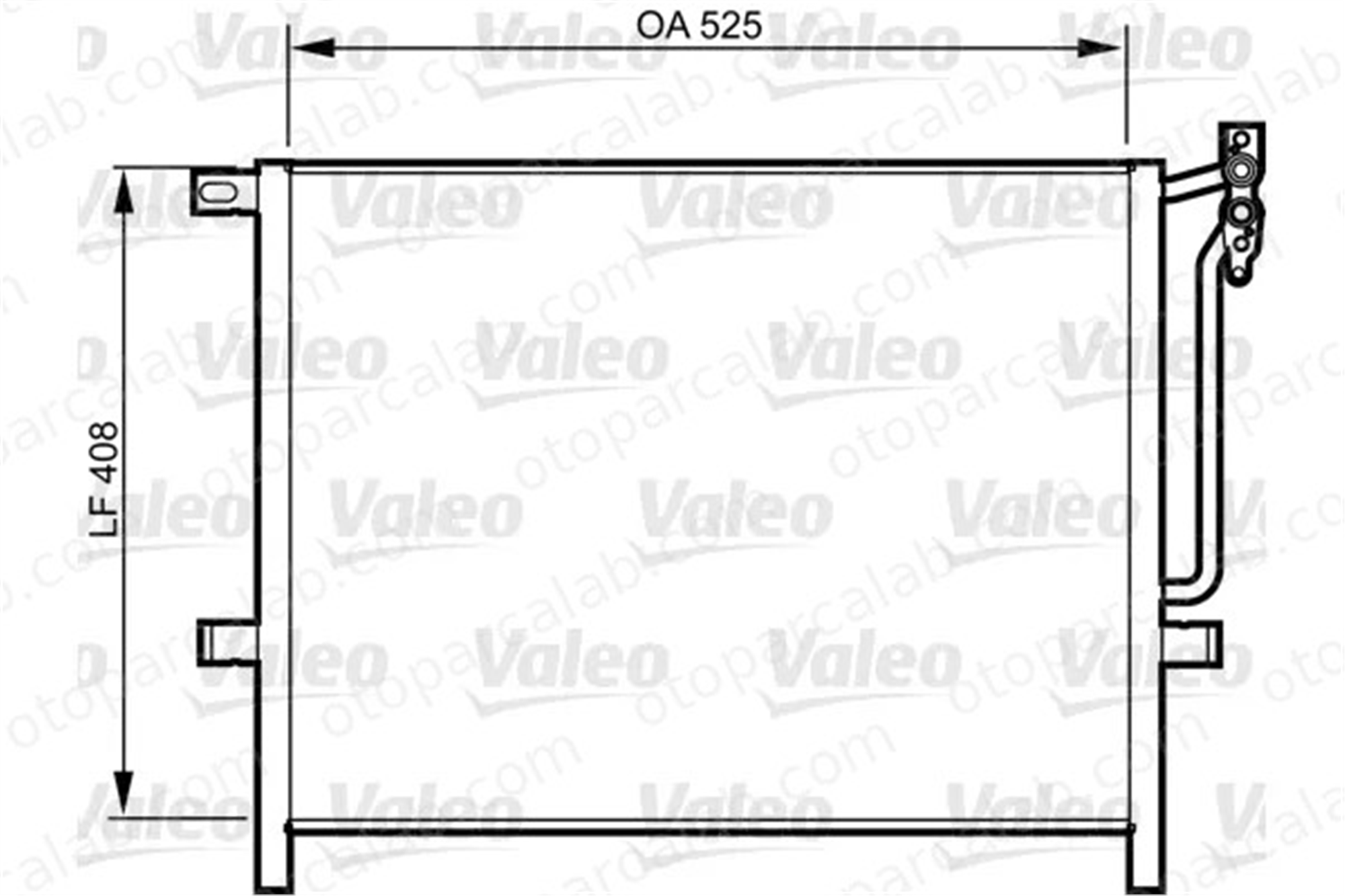 VALEO 814287 Klima Radyatörü BMW 3 3 Coupe 64538377614 6914033