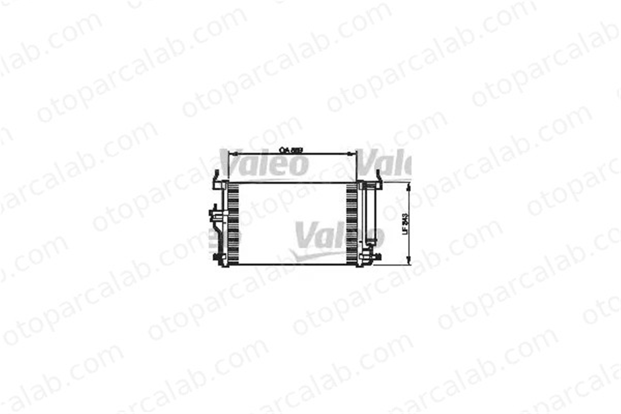 VALEO 814339 Klima Radyatörü HYUNDAI ELANTRA III Sedan COUPE II 976062D500 976062D000