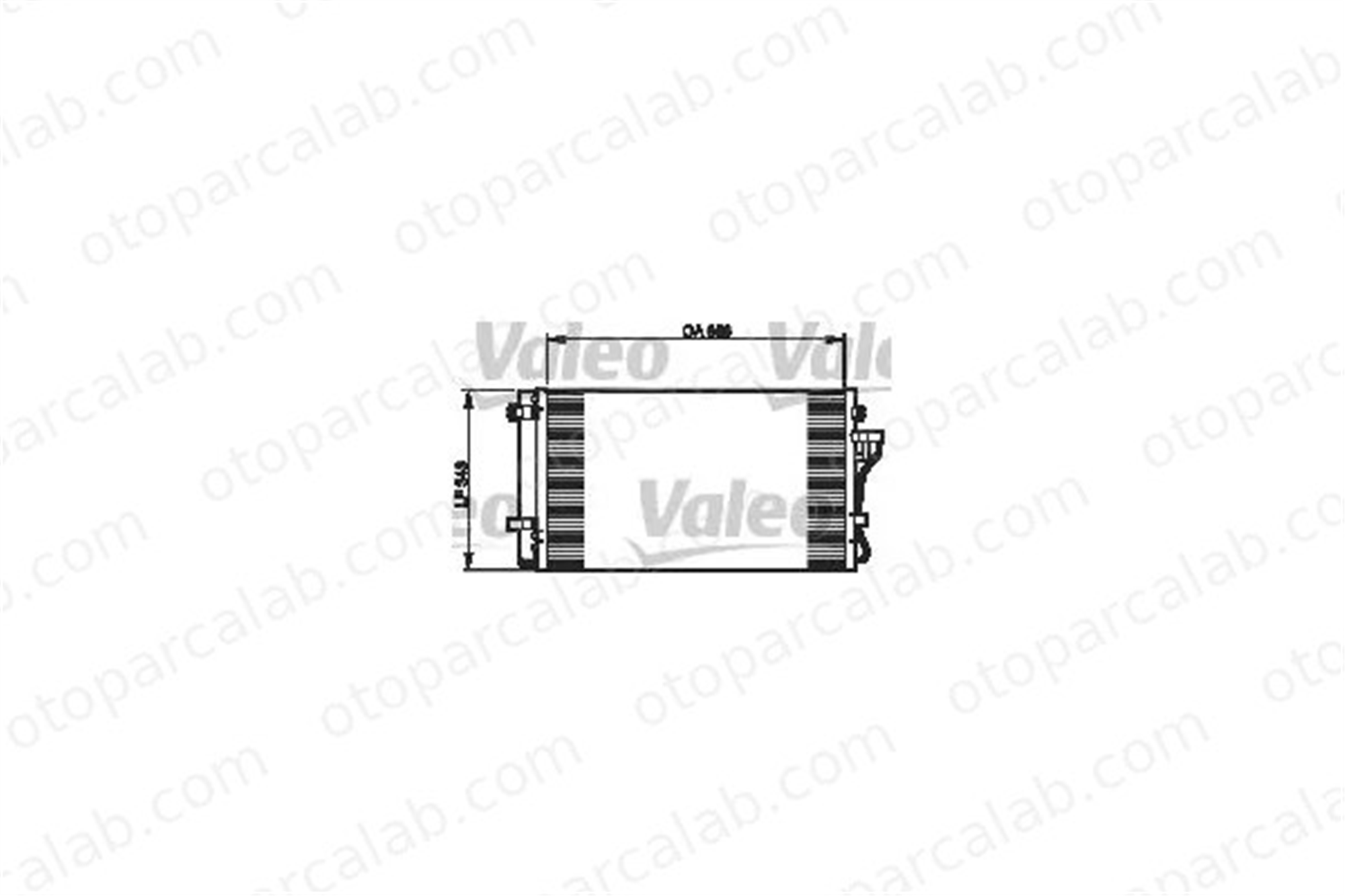 VALEO 814355 Klima Radyatörü HYUNDAI SONATA V GRANDEUR 976063K780